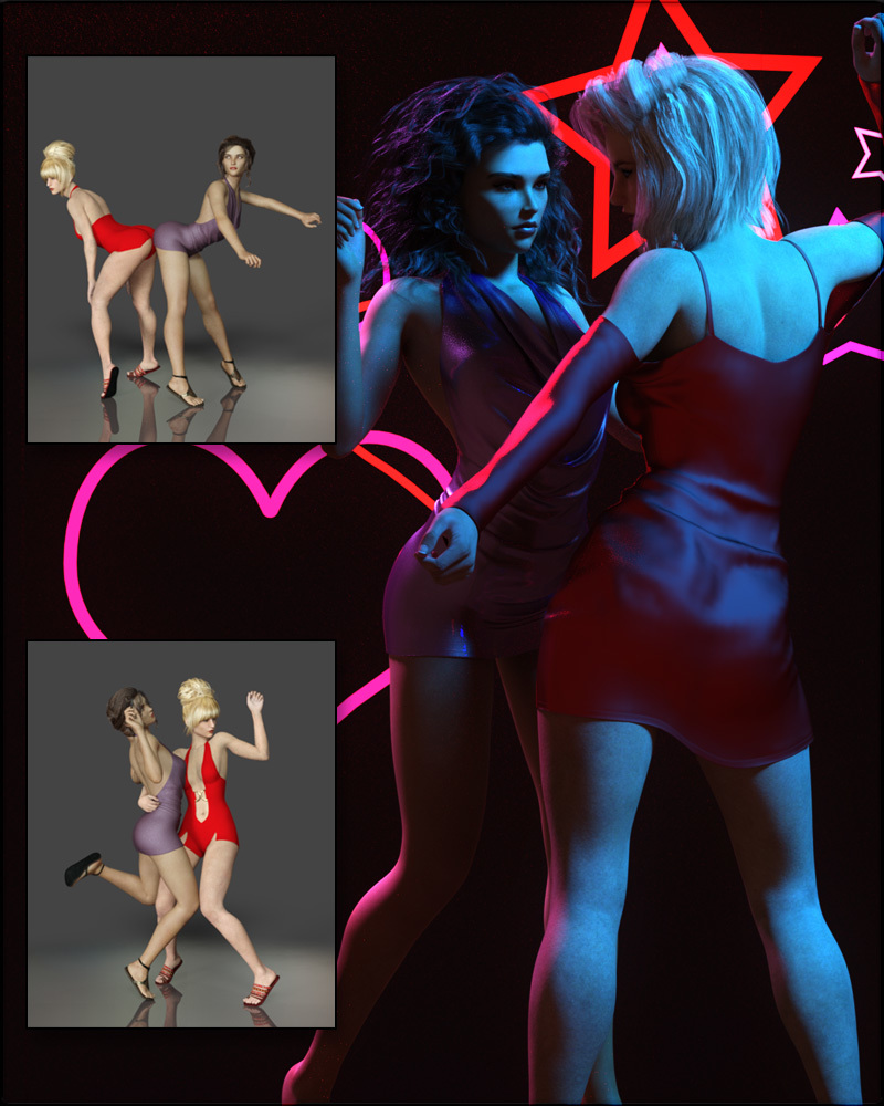 Dance with Me Poses for G8F by N/A