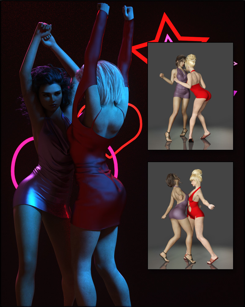 Dance with Me Poses for G8F by N/A
