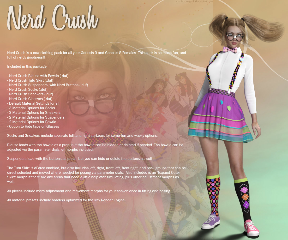 Nerd Crush for G3 and G8 Females by N/A