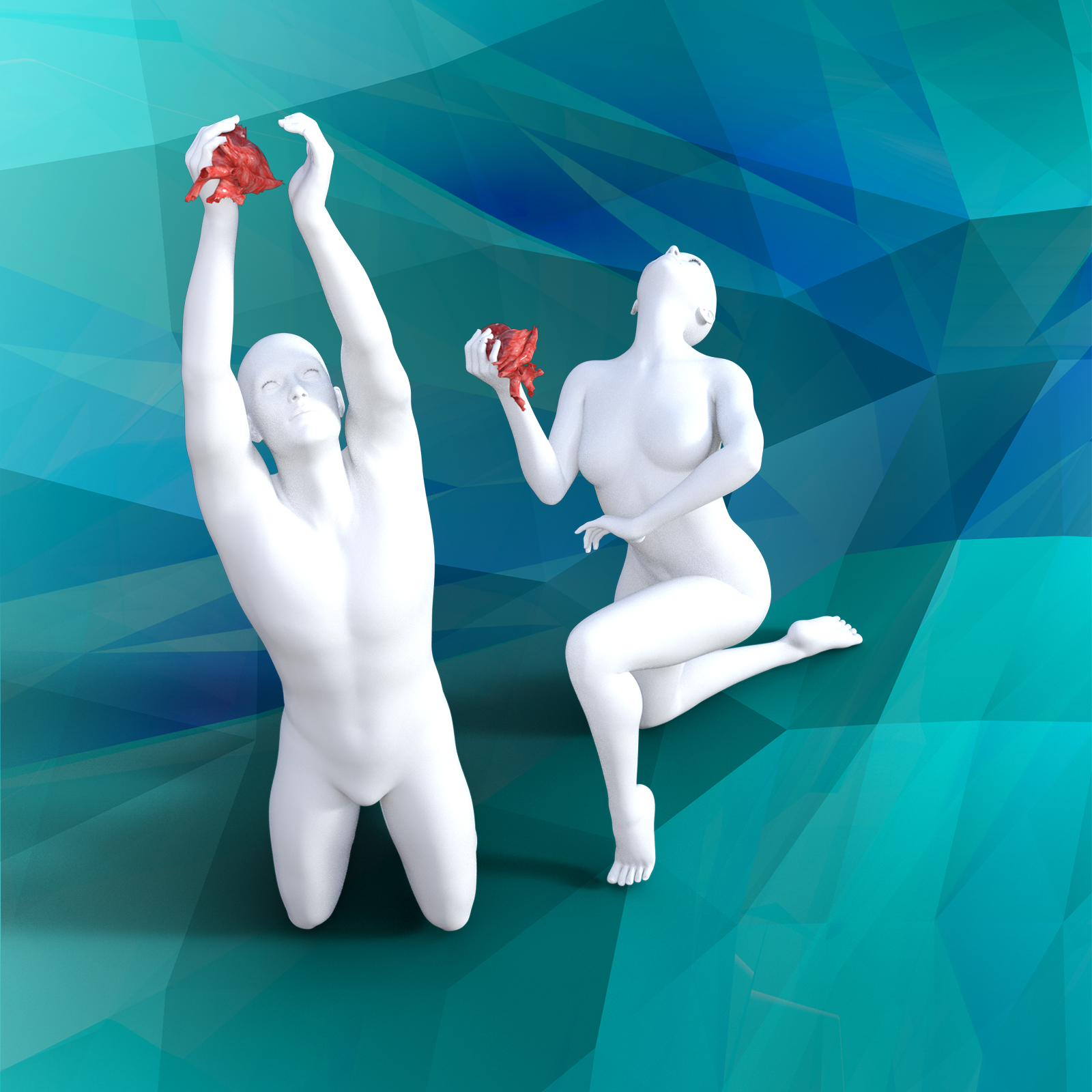 Beating Heart Poses for G8M and G8F by N/A