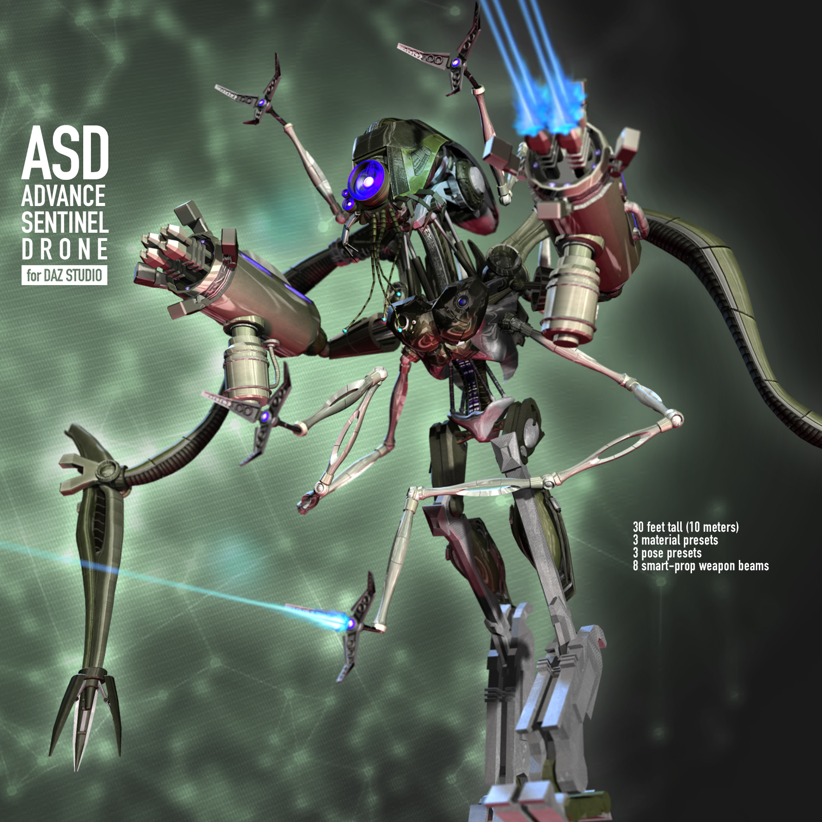 Advance Sentinel Drone for DAZ by N/A