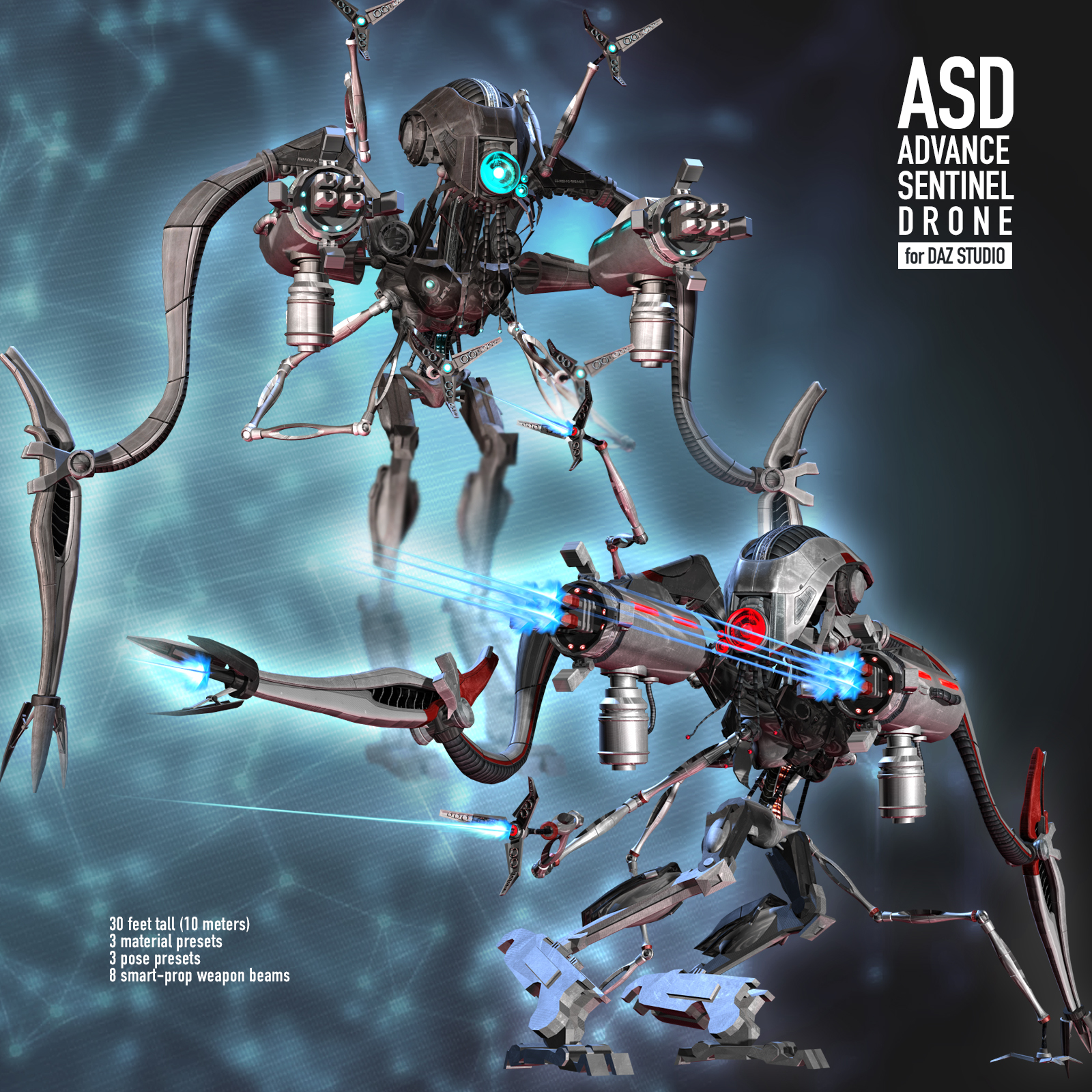 Advance Sentinel Drone for DAZ by N/A