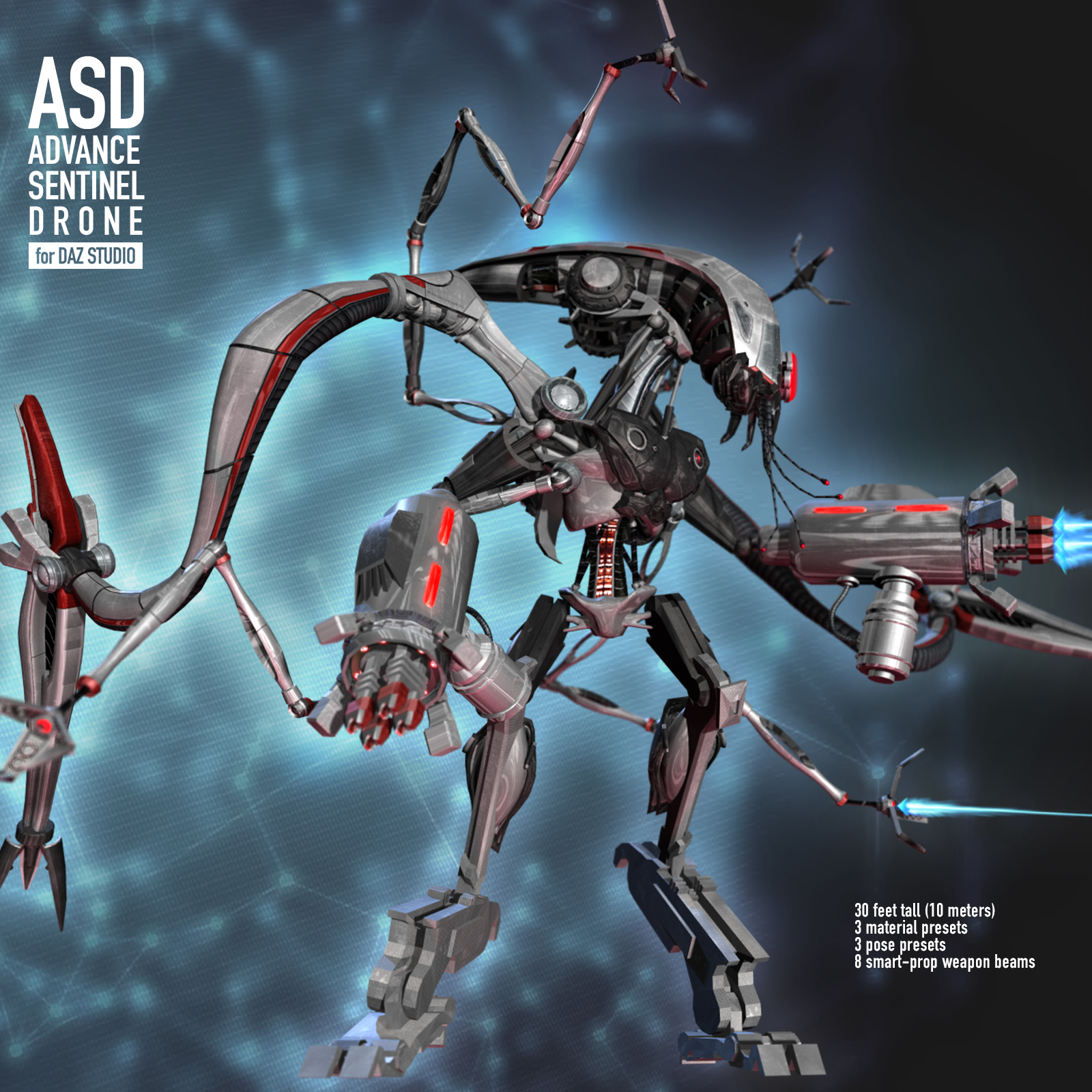 Advance Sentinel Drone for DAZ by N/A