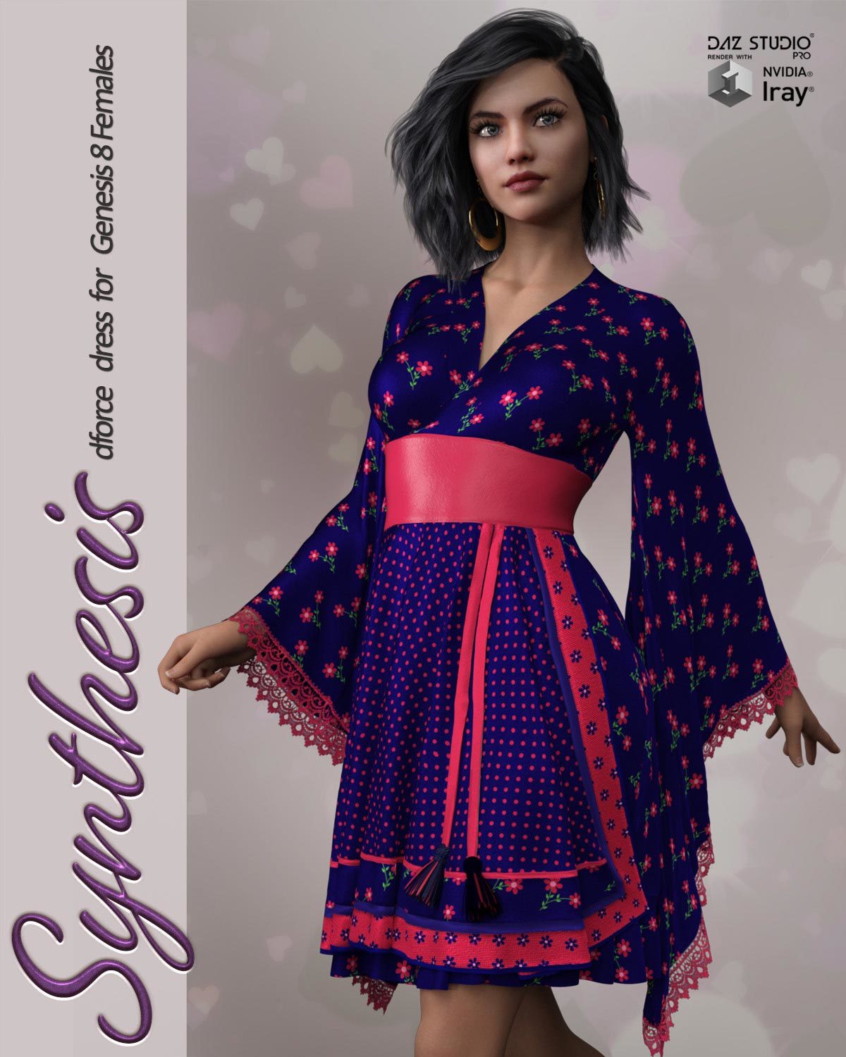 Synthesis dForce dress for Genesis 8 Females by N/A