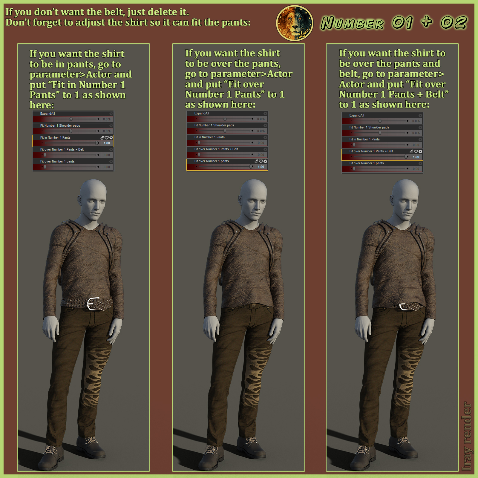 Lyone's Number 01 and 02 for G8M Presets by N/A