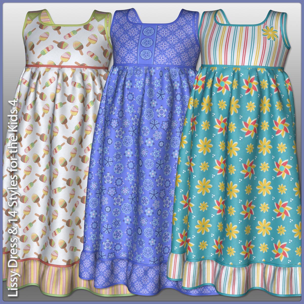 Lissy Dress and 14 Styles for the Kids 4 by N/A