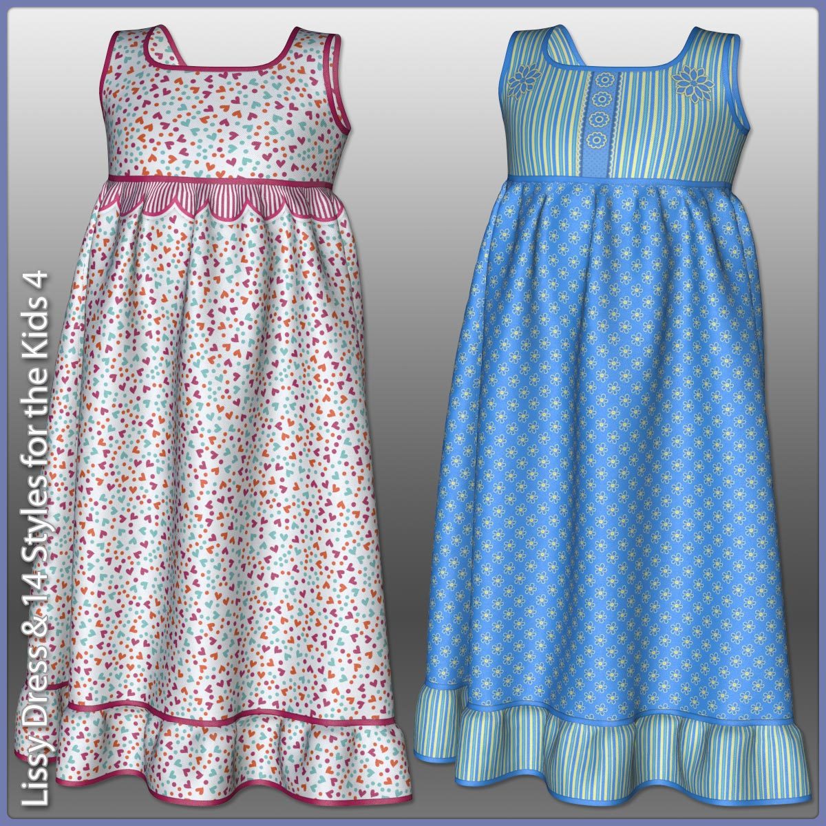 Lissy Dress and 14 Styles for the Kids 4 by N/A