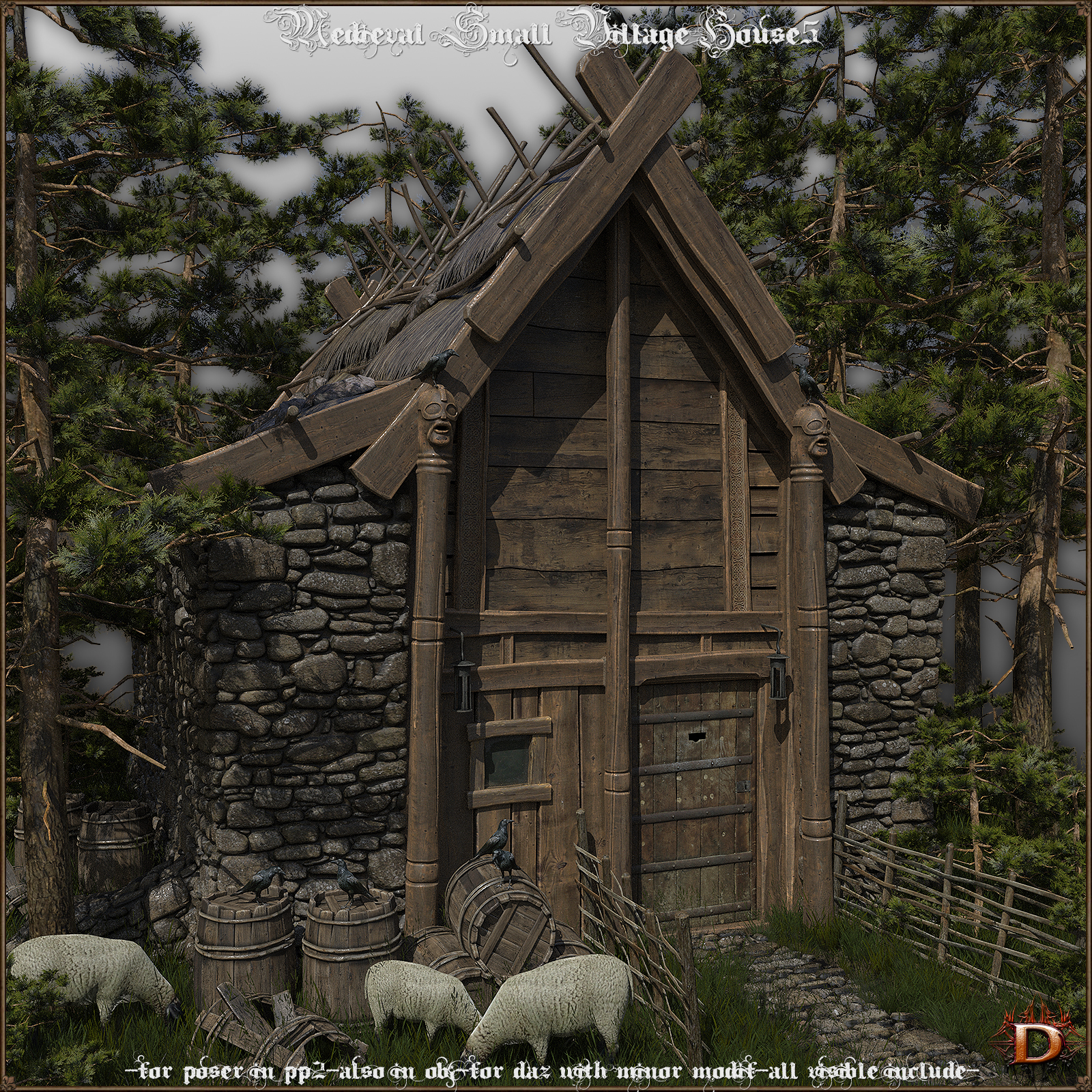 Medieval Small Village House5 by N/A