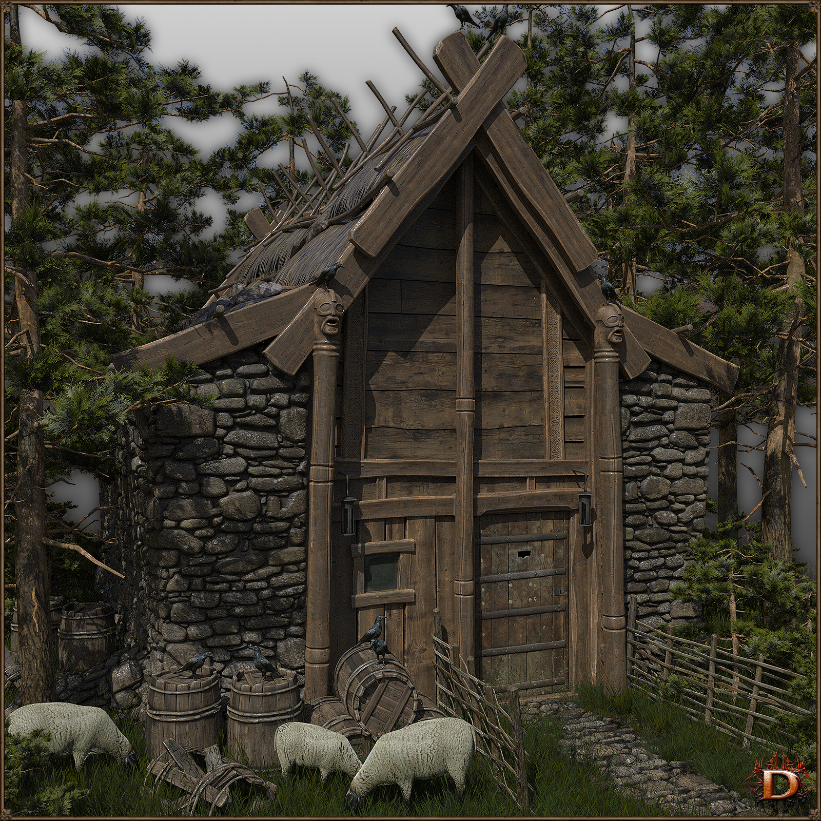 Medieval Small Village House5 by N/A