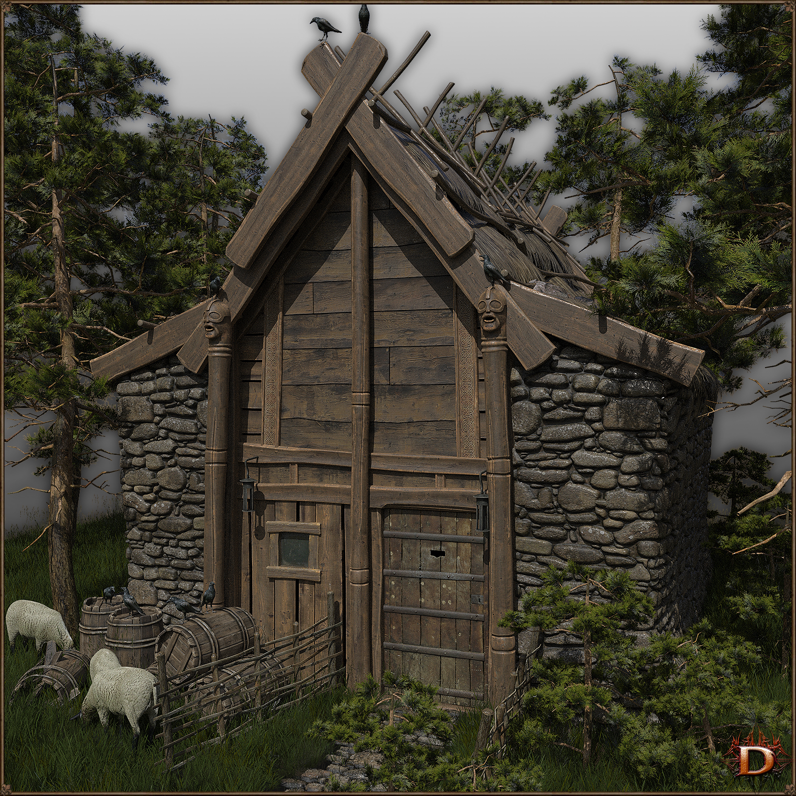 Medieval Small Village House5 by N/A