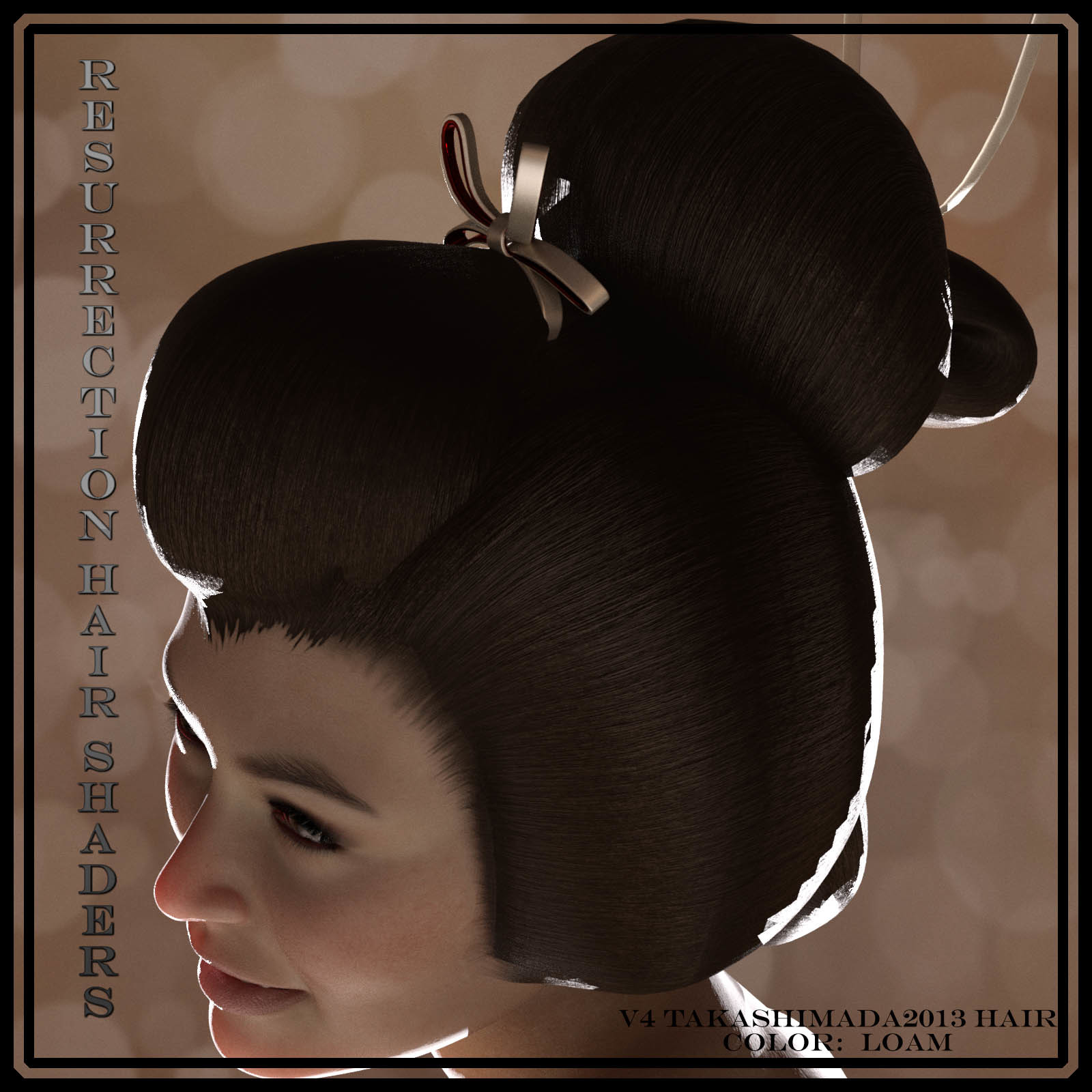 Resurrection Hair Shaders for DS Iray by N/A