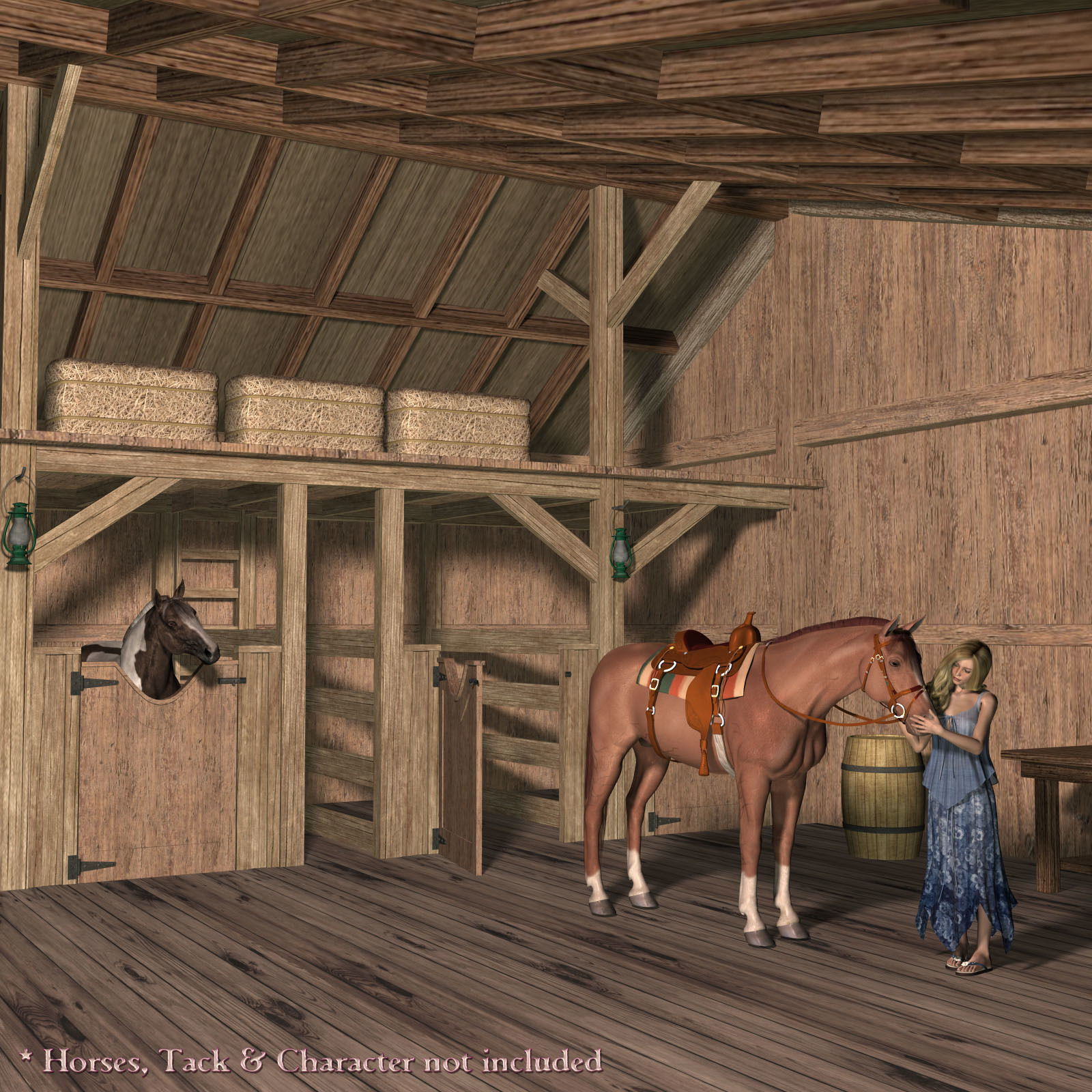 The Horse Barn Set by N/A