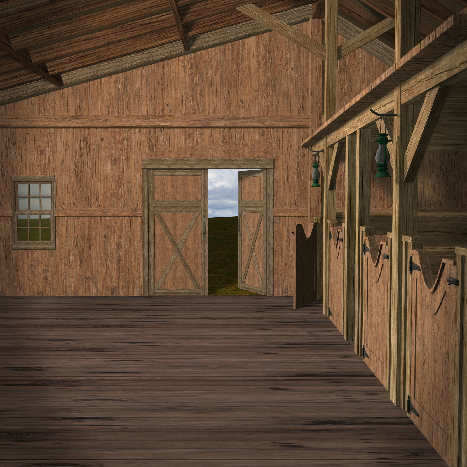 The Horse Barn Set by N/A
