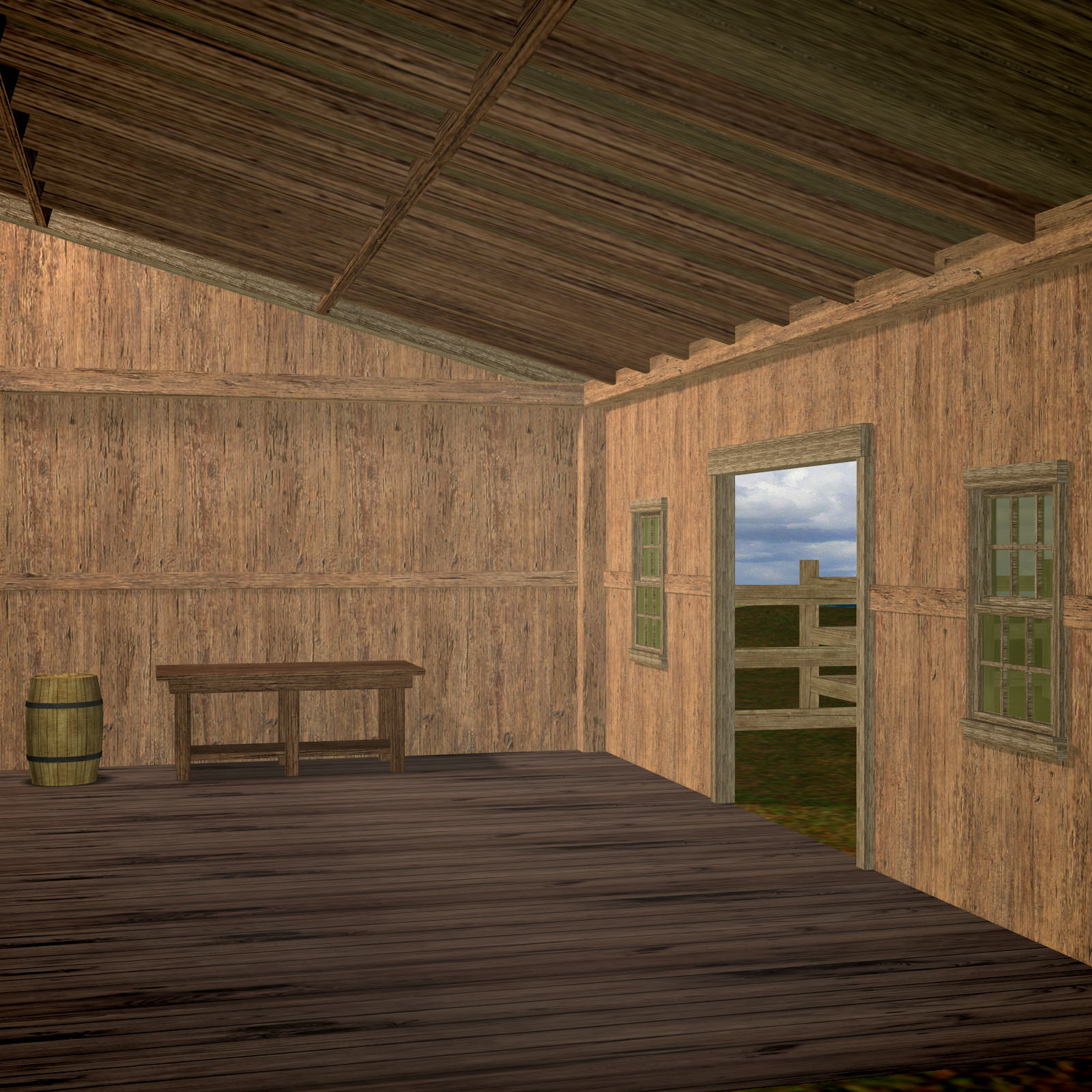 The Horse Barn Set by N/A