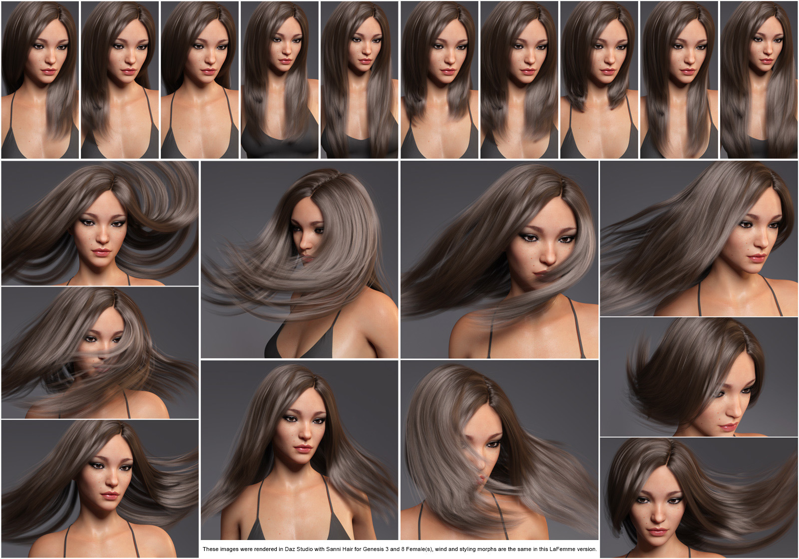 Sanni Hair for La Femme by N/A