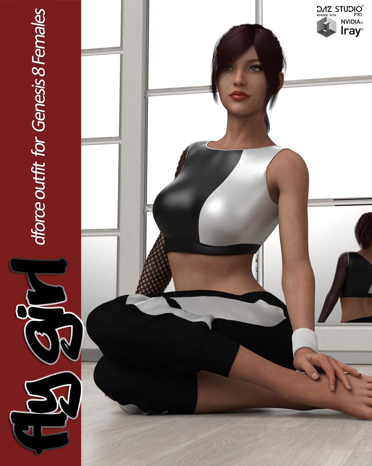 Fly Girl dForce outfit for Genesis 8 Females by N/A