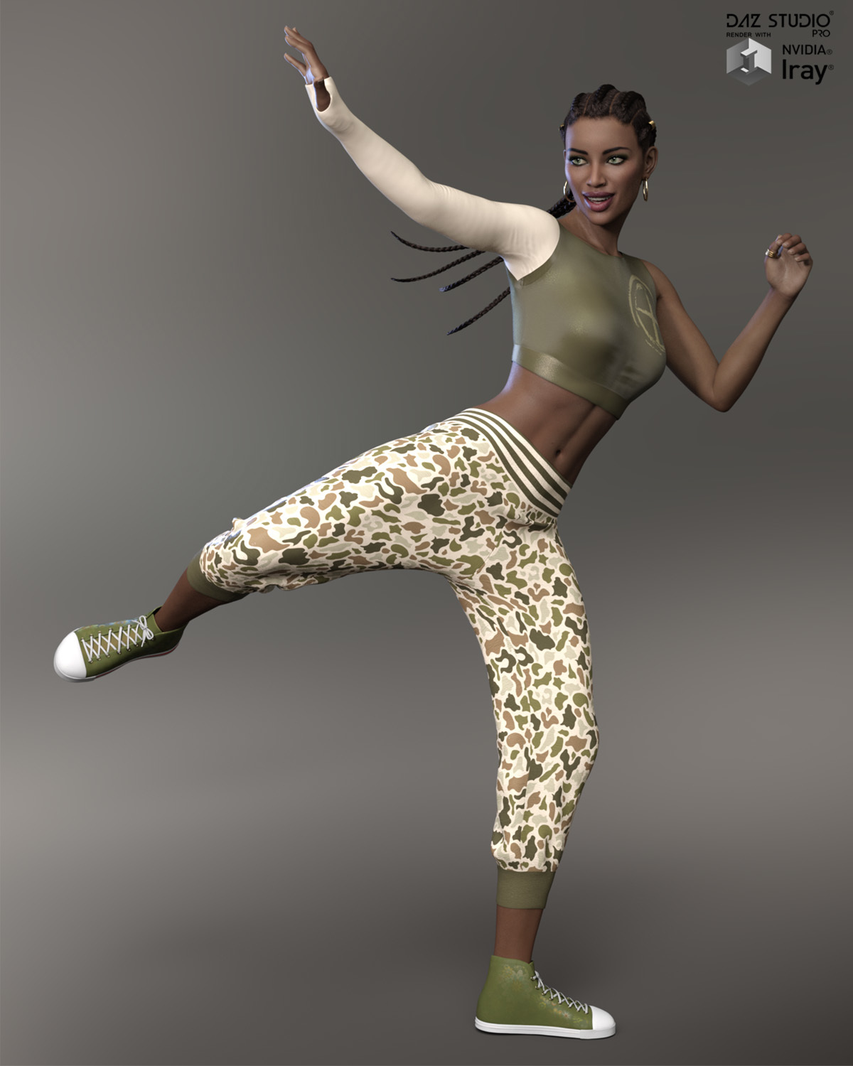 Fly Girl dForce outfit for Genesis 8 Females by N/A