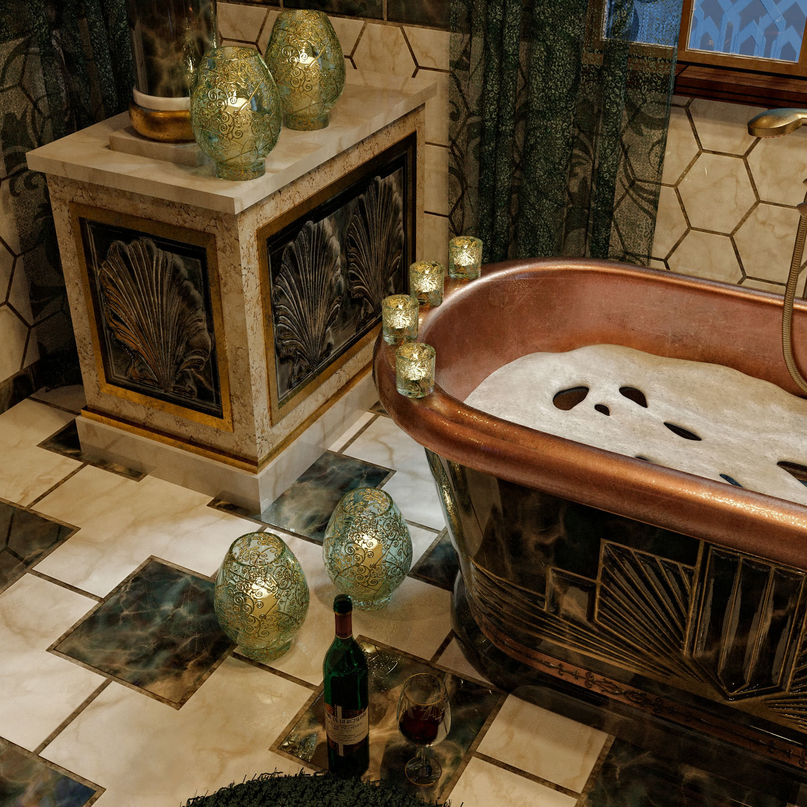 The Art Deco Bath by N/A