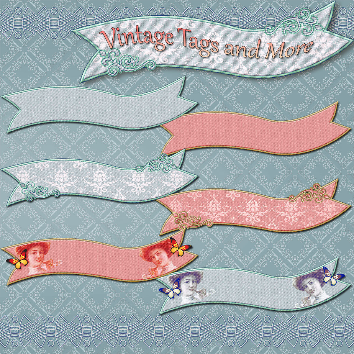 Vintage Tags and More by N/A