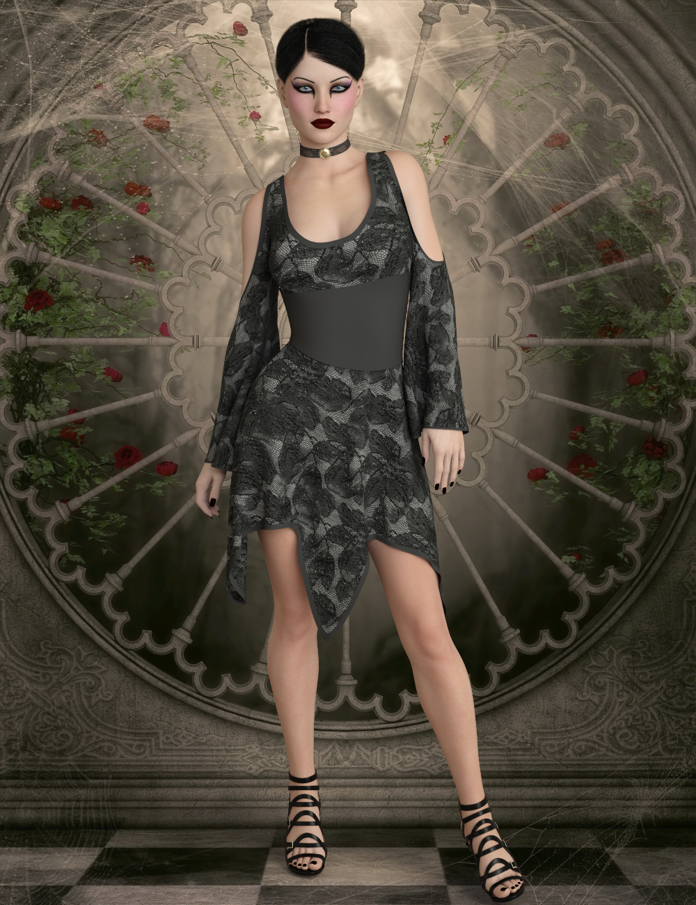 InStyle - dforce Raven Dress G8F by N/A