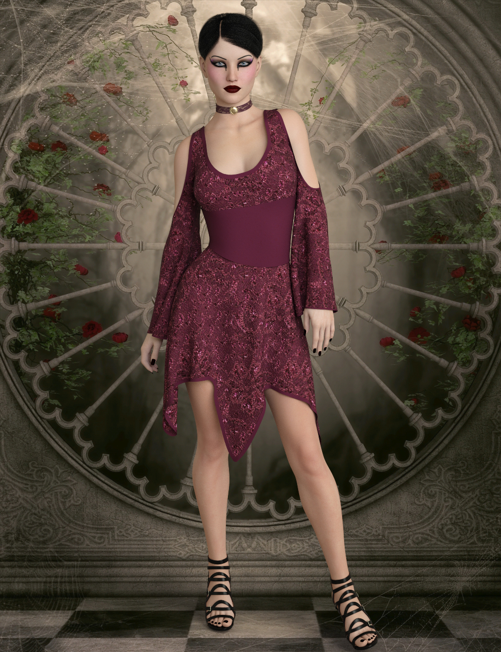 InStyle - dforce Raven Dress G8F by N/A