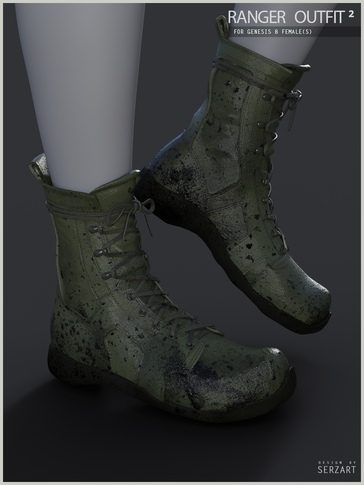 Ranger Outfit 2 for Genesis 8 Female by N/A