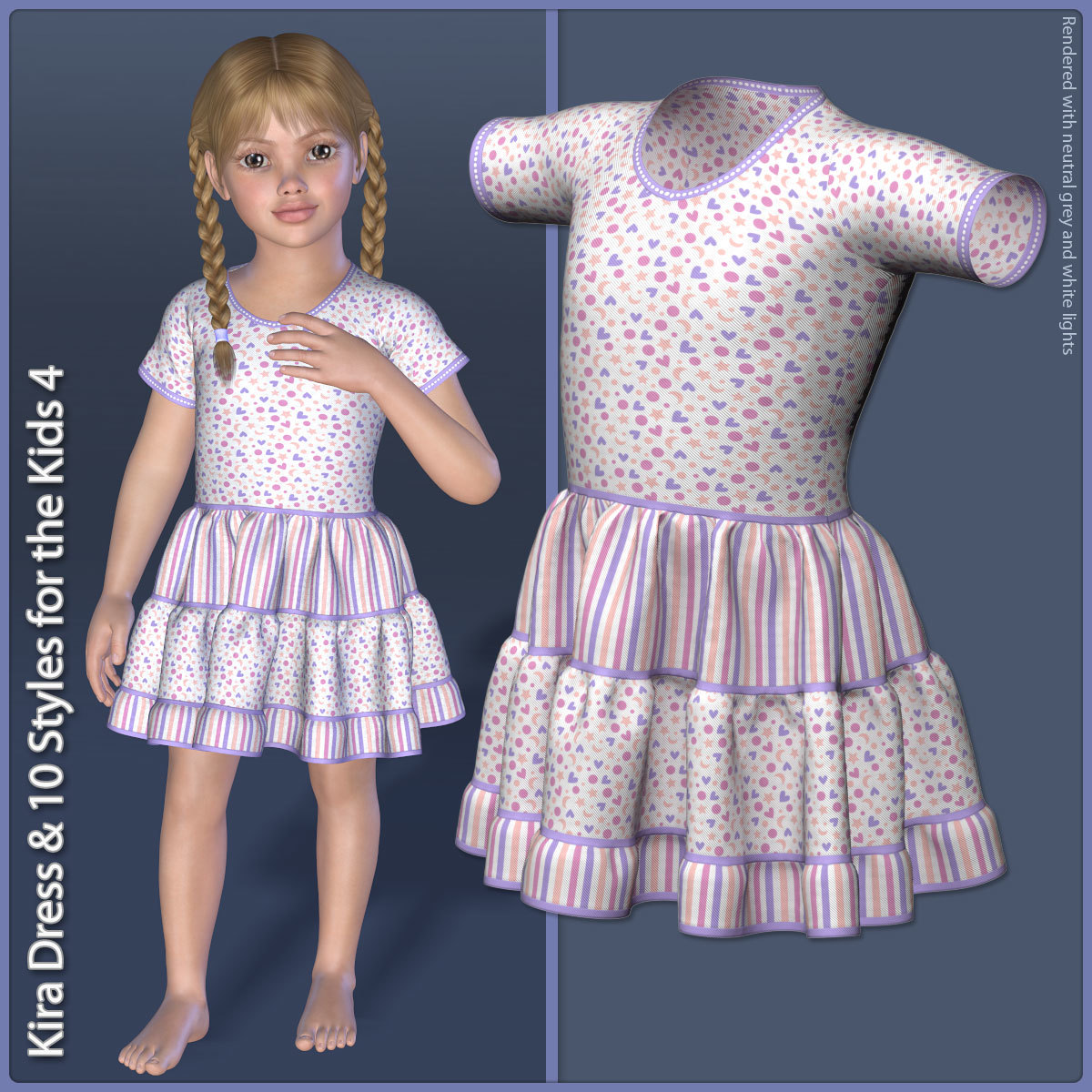 Kira Dress and 10 Styles for the Kids 4 by N/A