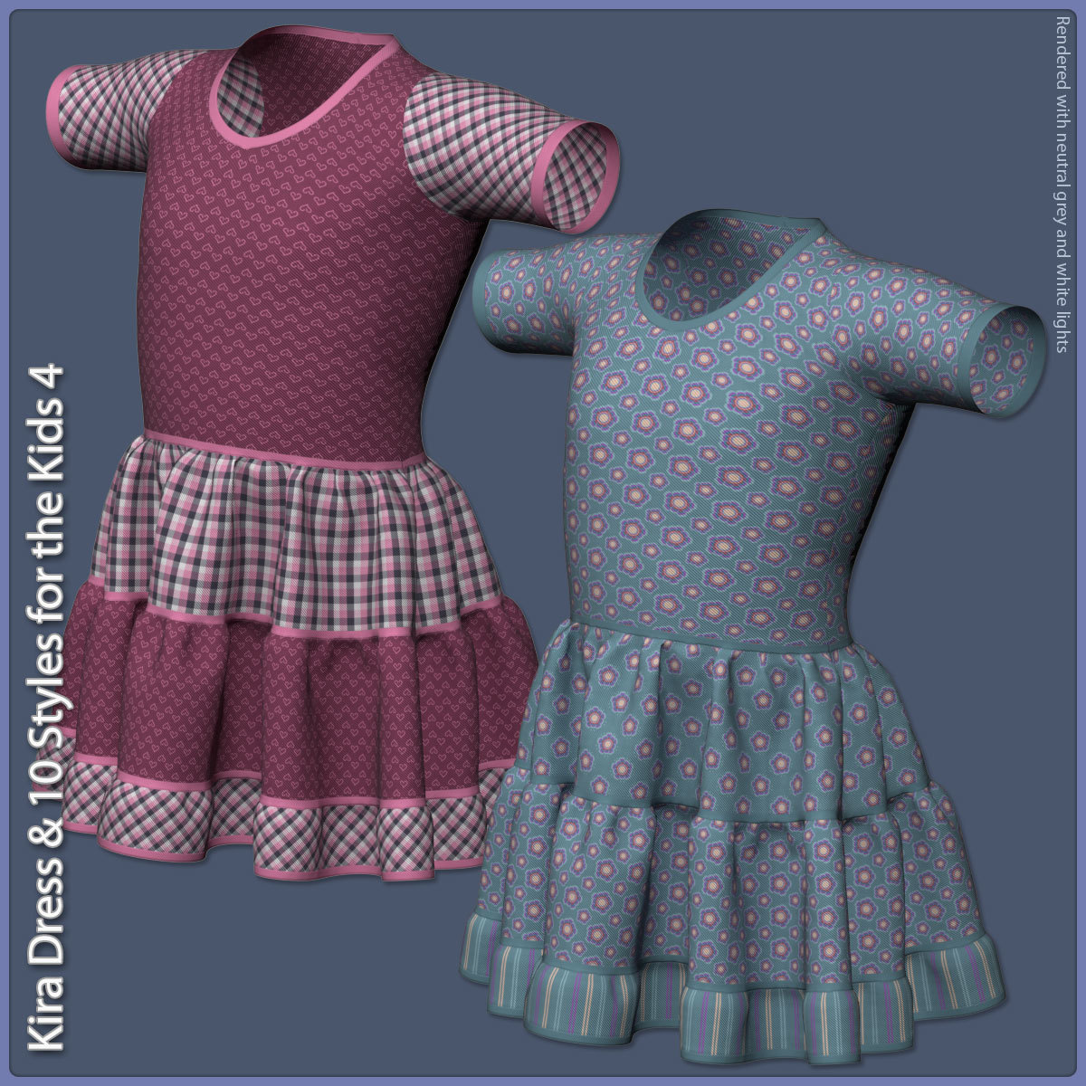 Kira Dress and 10 Styles for the Kids 4 by N/A