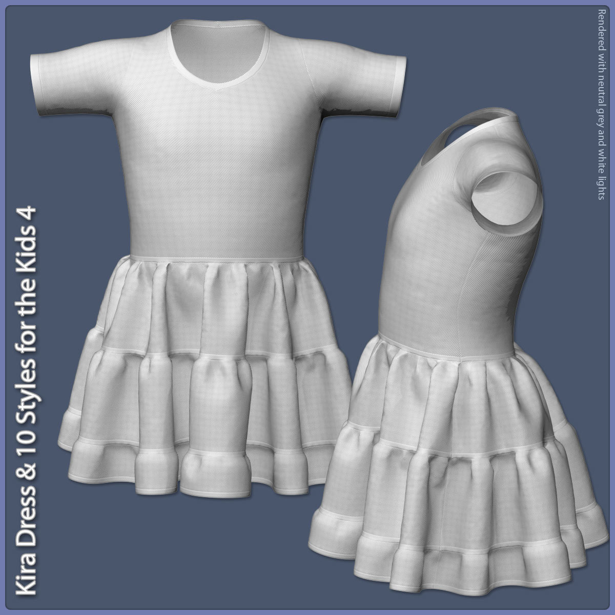 Kira Dress and 10 Styles for the Kids 4 by N/A