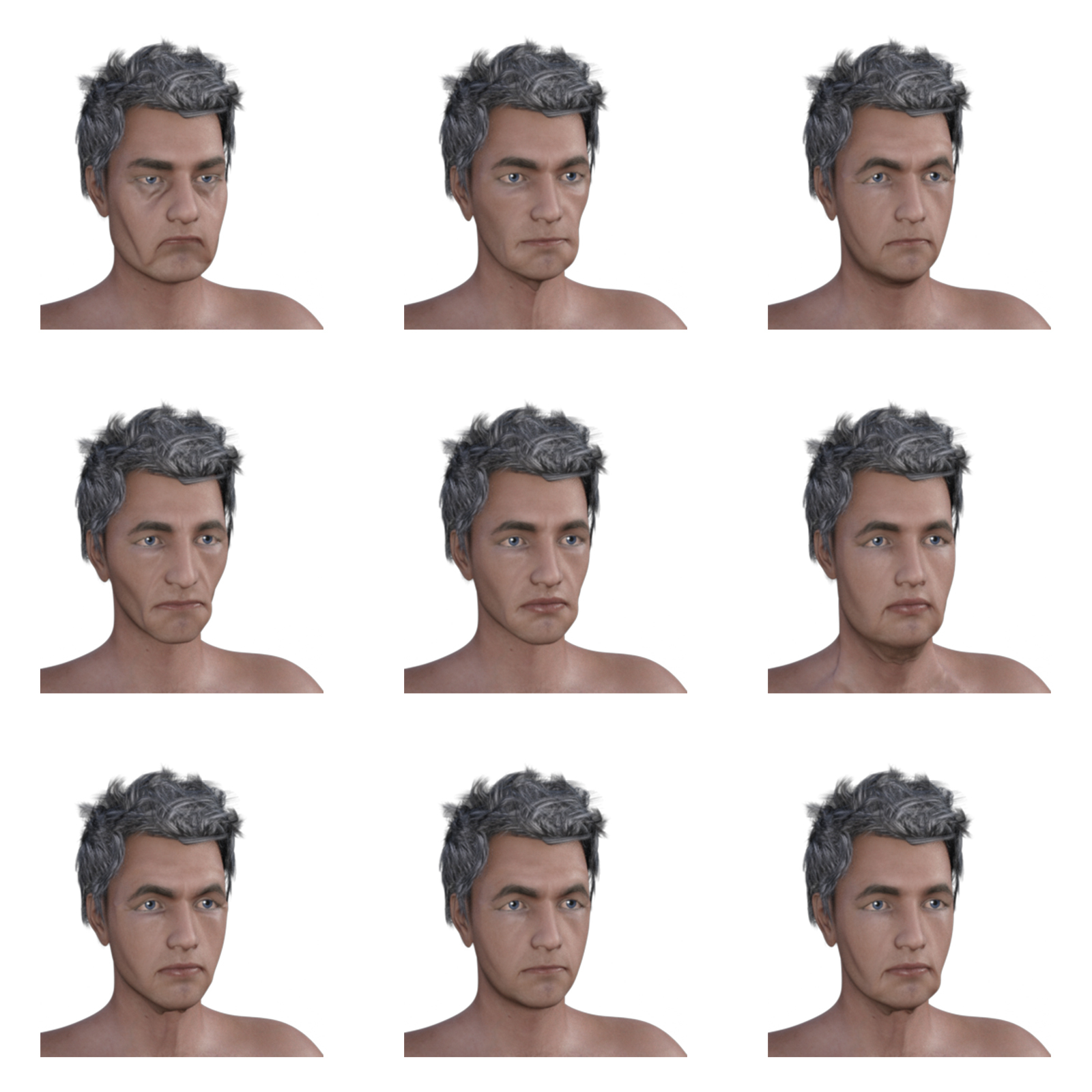 Older People Morphs for Genesis 8 Male by N/A