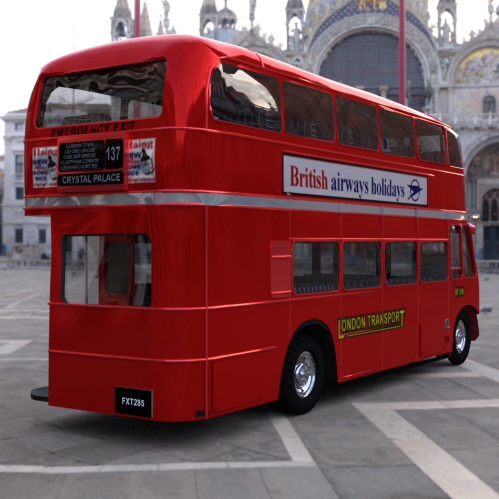 Bus AEC London for DAZ Studio by N/A