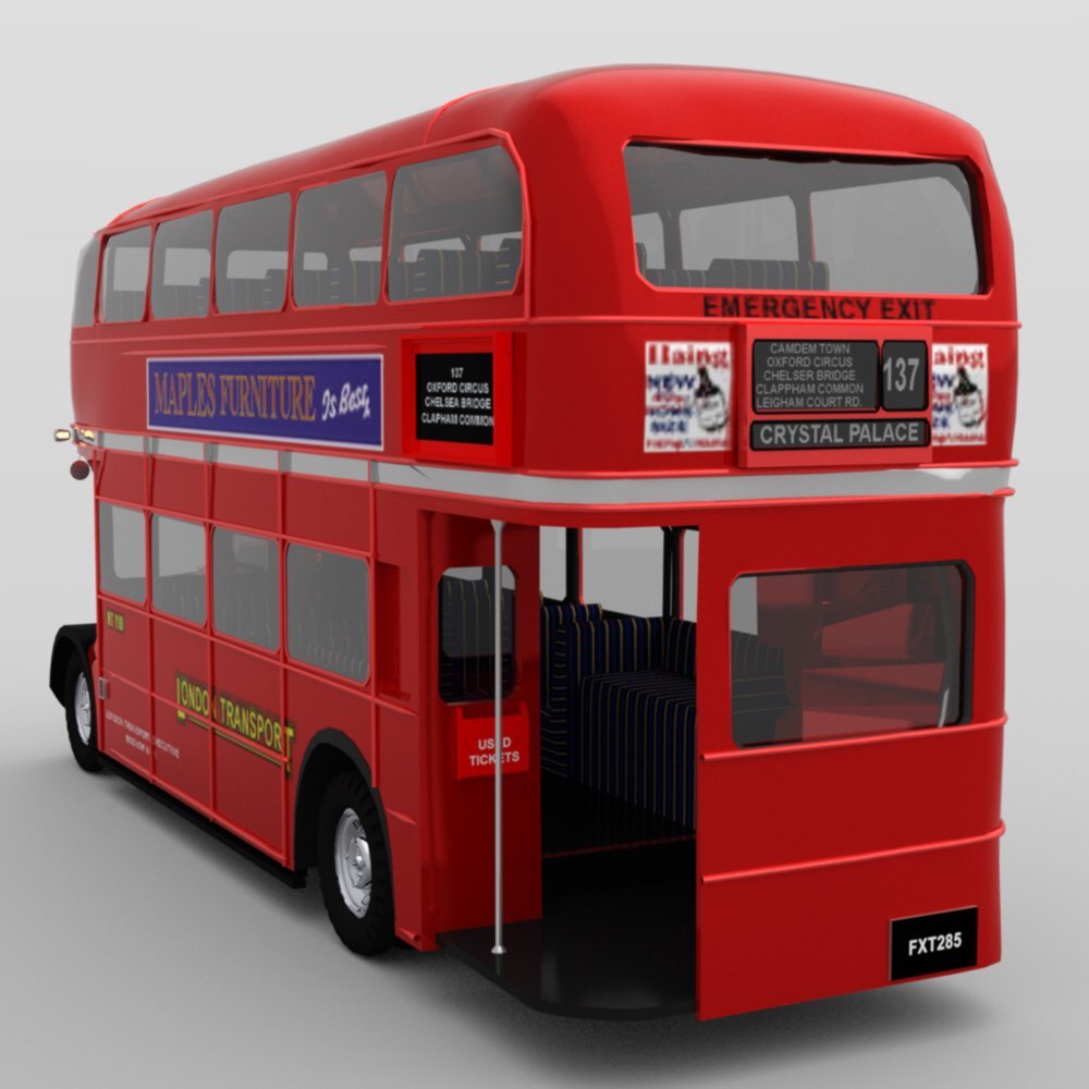 Bus AEC London for DAZ Studio by N/A