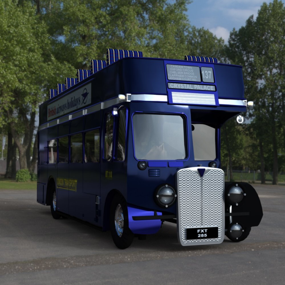Bus AEC London for DAZ Studio by N/A