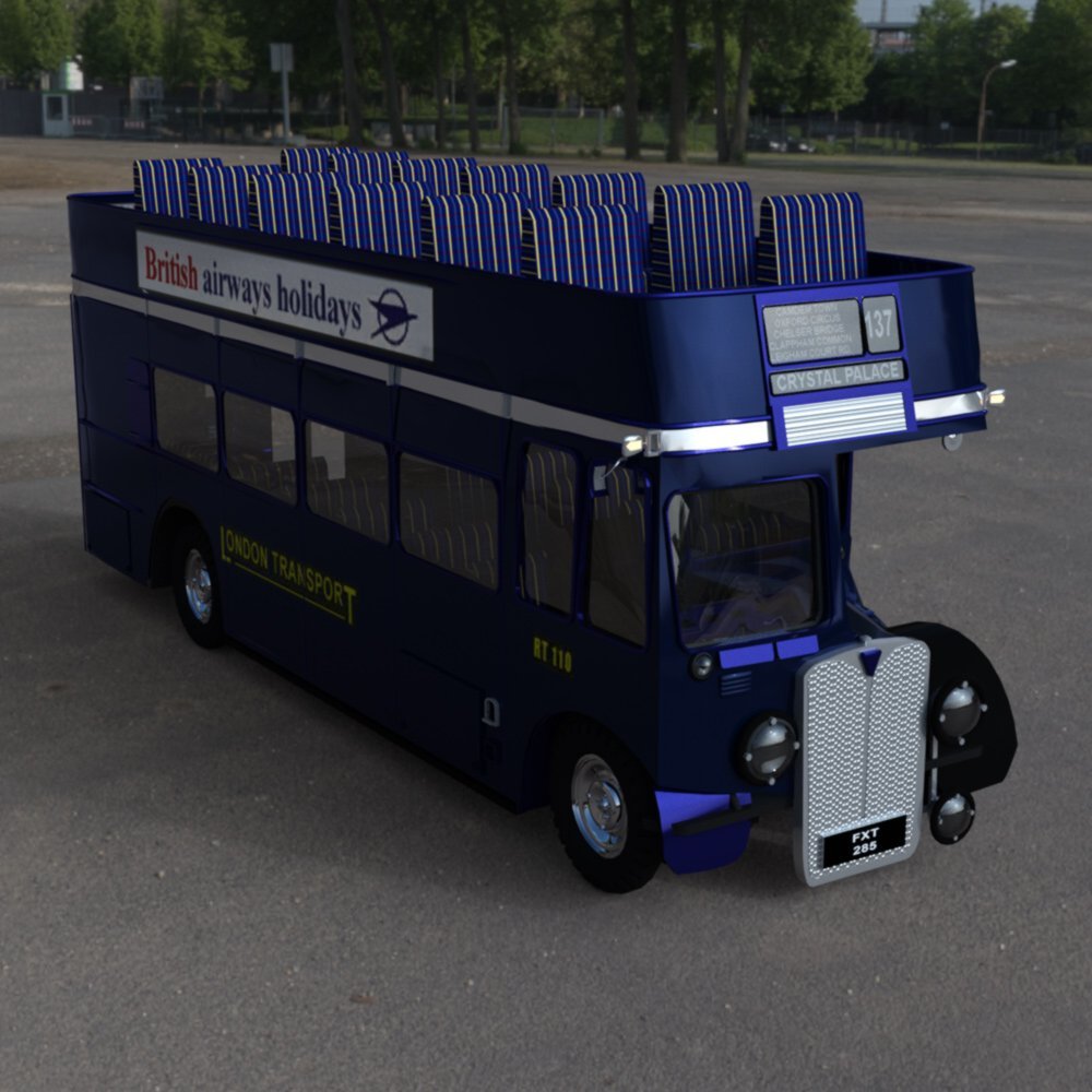 Bus AEC London for DAZ Studio by N/A