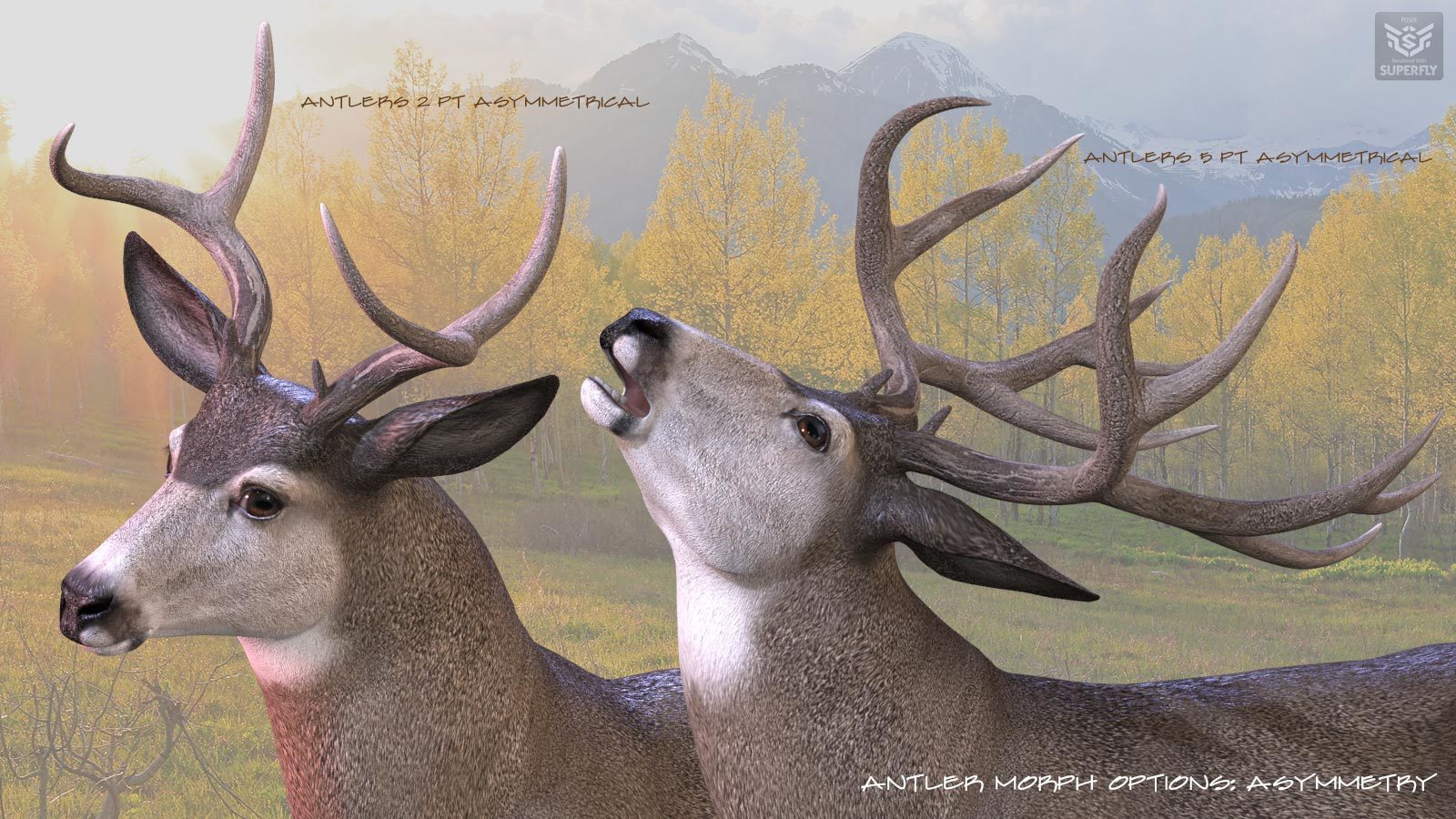 HiveWire Mule Deer Buck by N/A