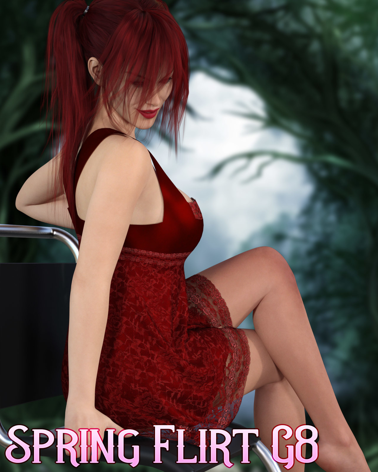 dforce - Spring Flirt - Genesis 8 by N/A