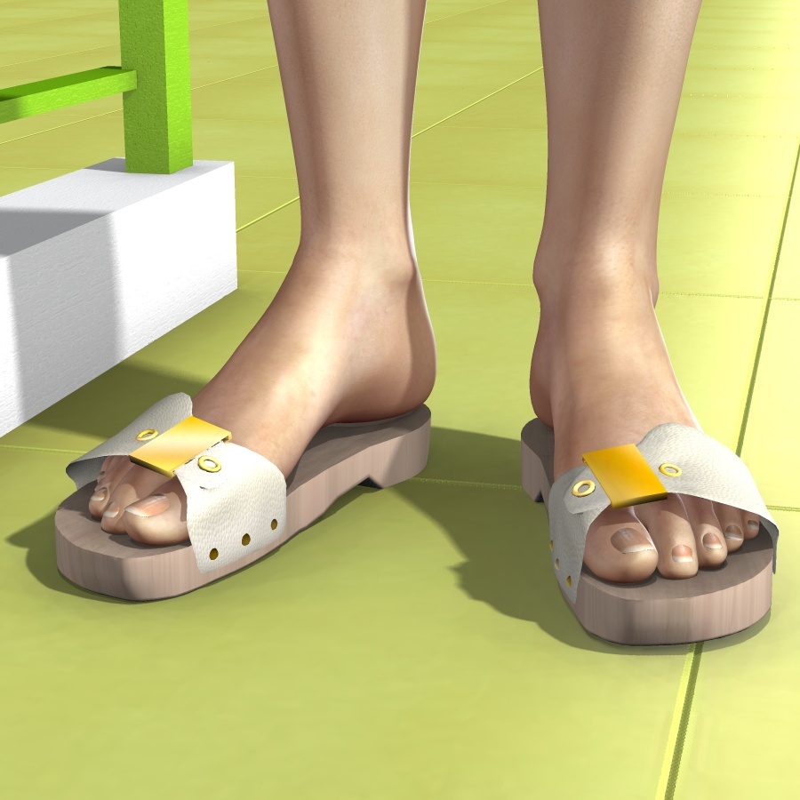 Vintage Scroll Sandals by N/A
