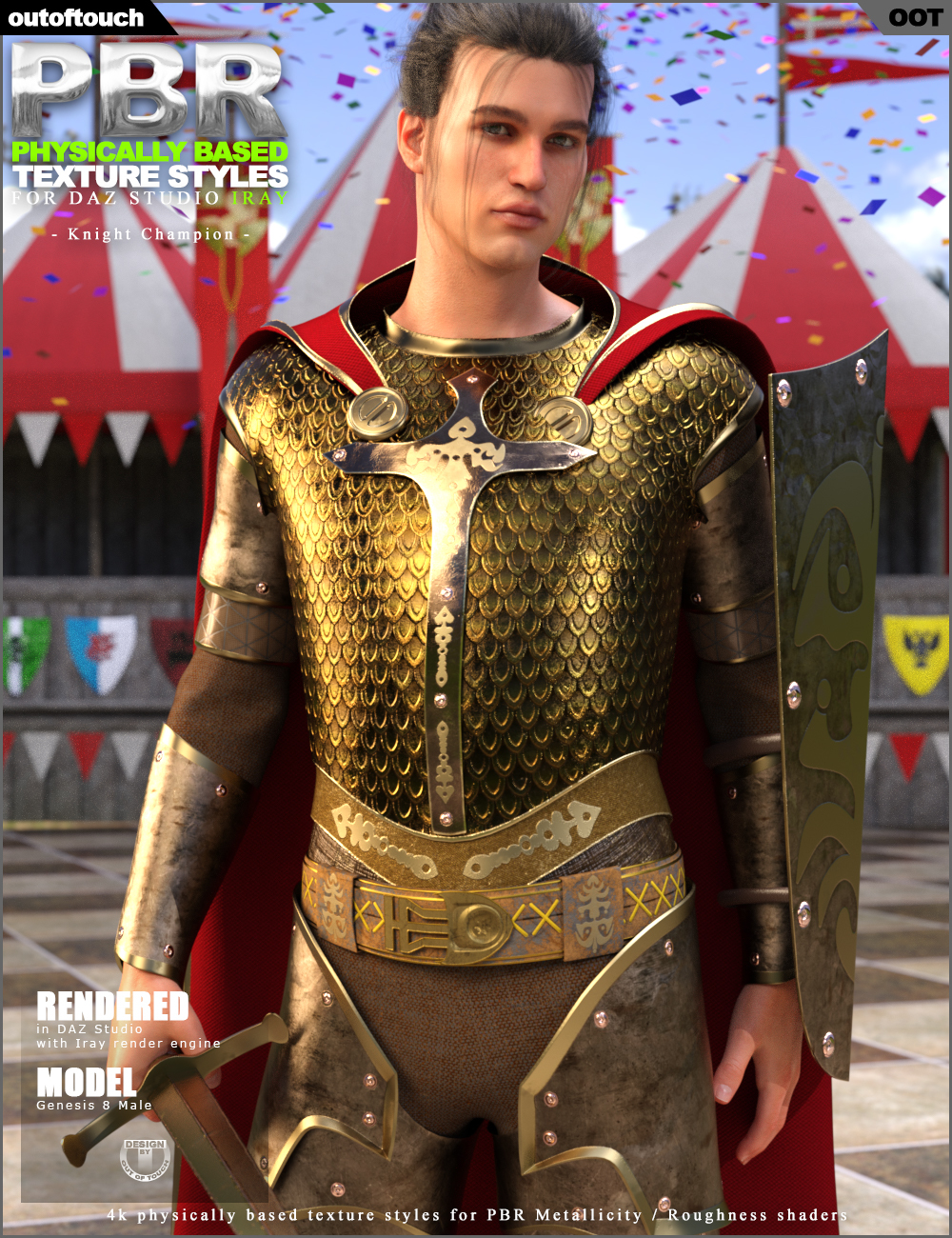 OOT PBR Texture Styles for Knight Champion by N/A