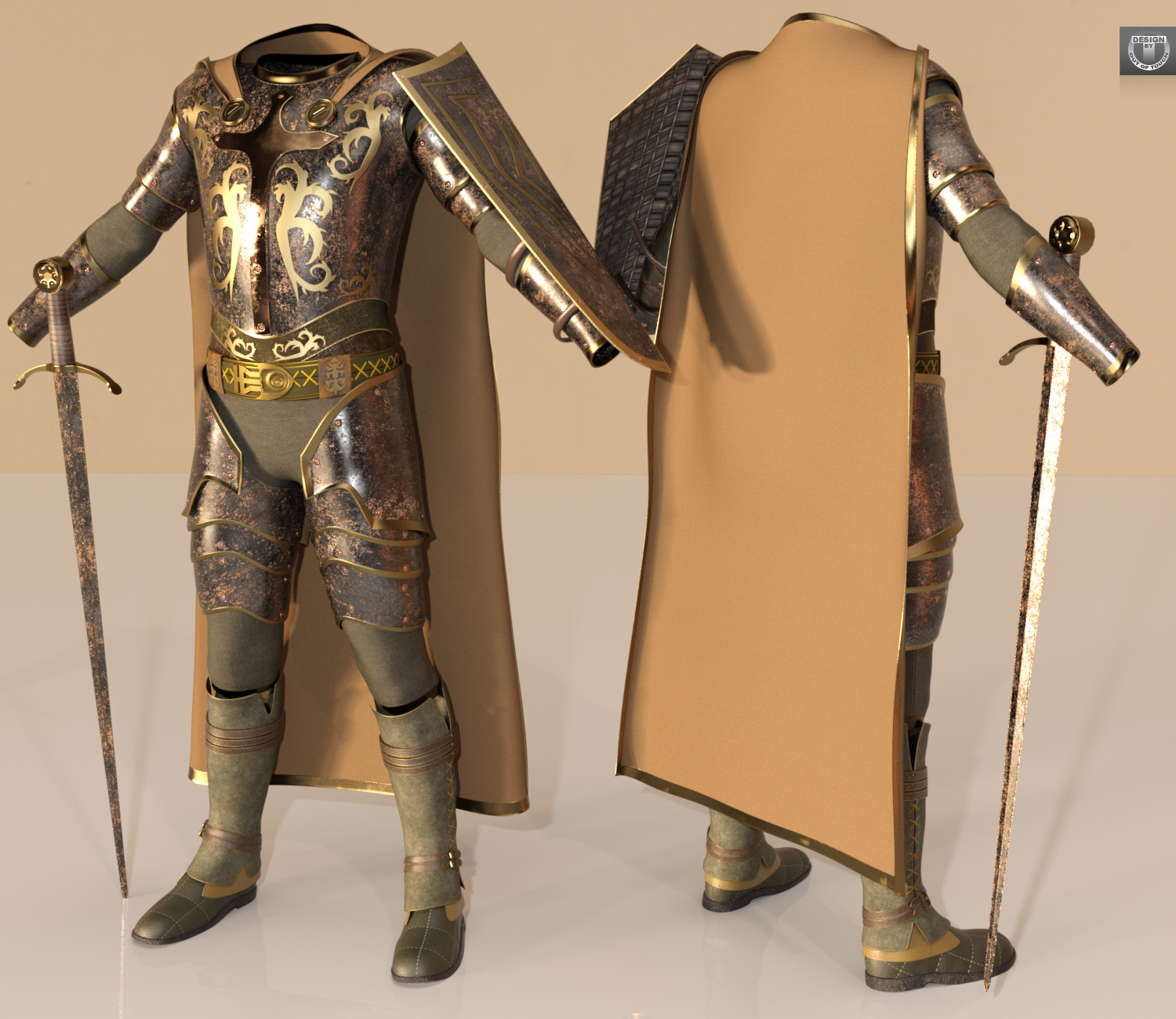 OOT PBR Texture Styles for Knight Champion by N/A