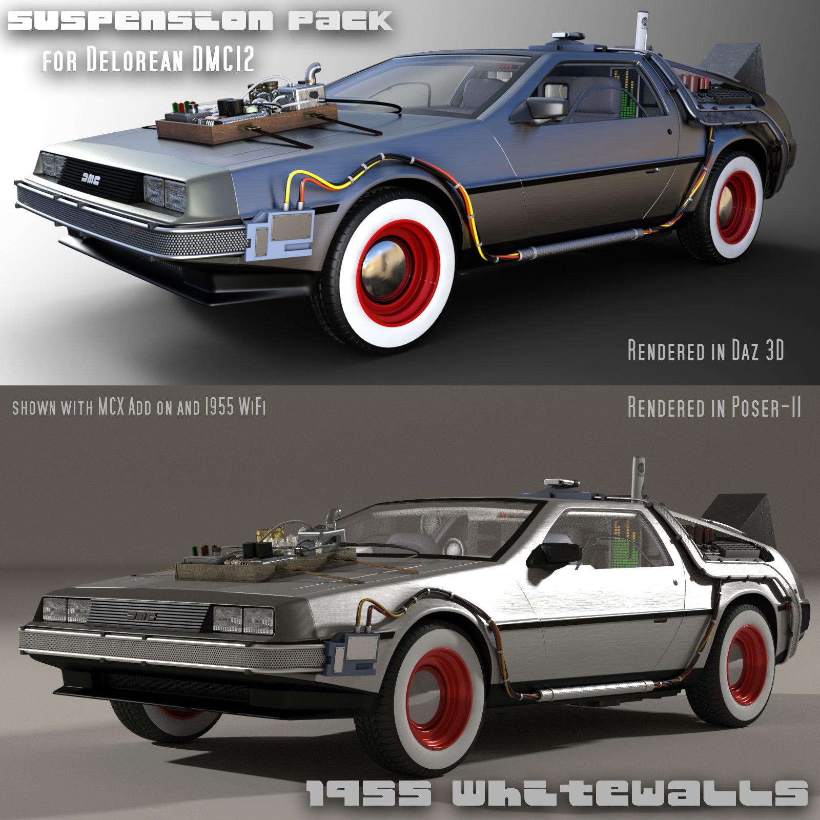 Suspension Kit for Delorean MDC-12 by N/A