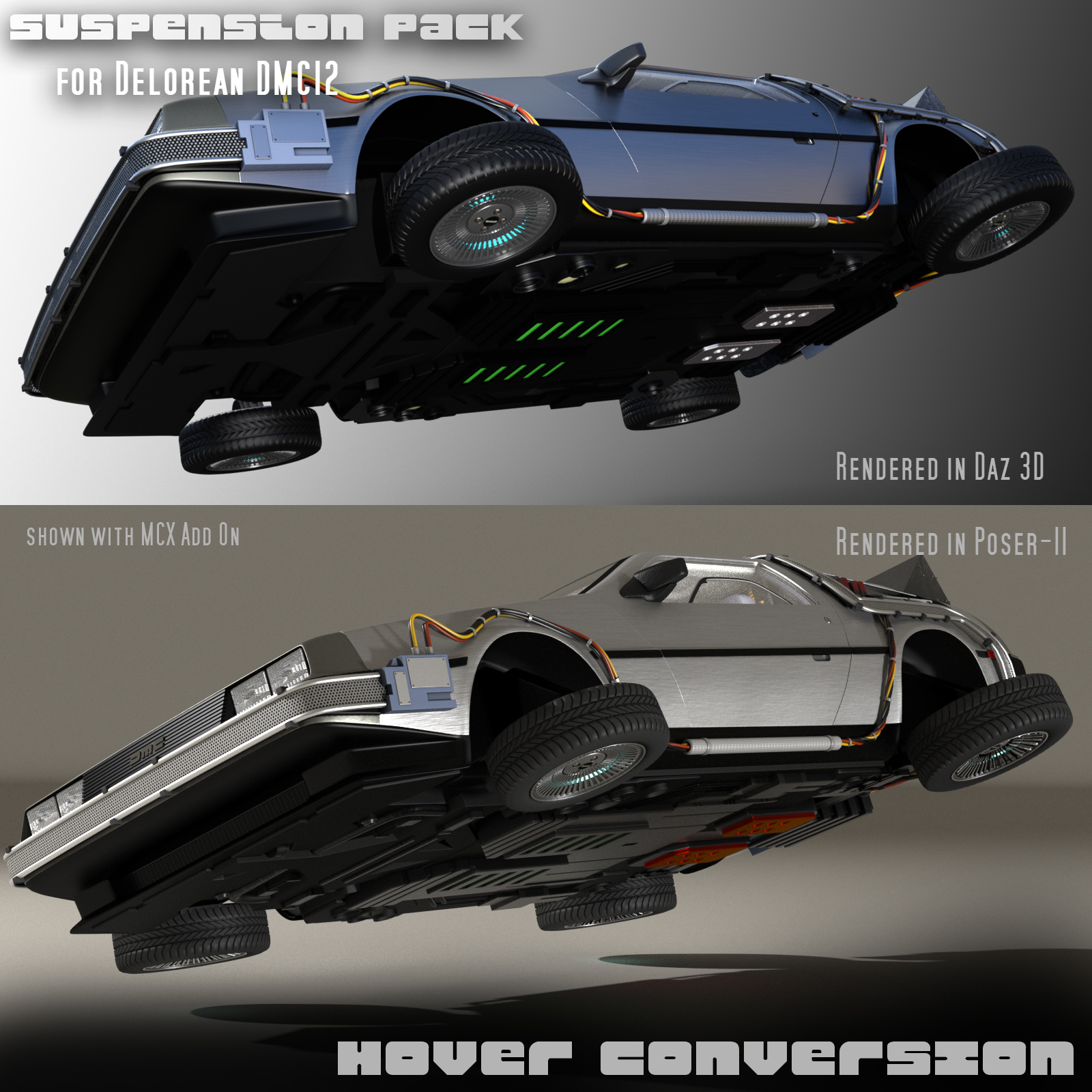 Suspension Kit for Delorean MDC-12 by N/A