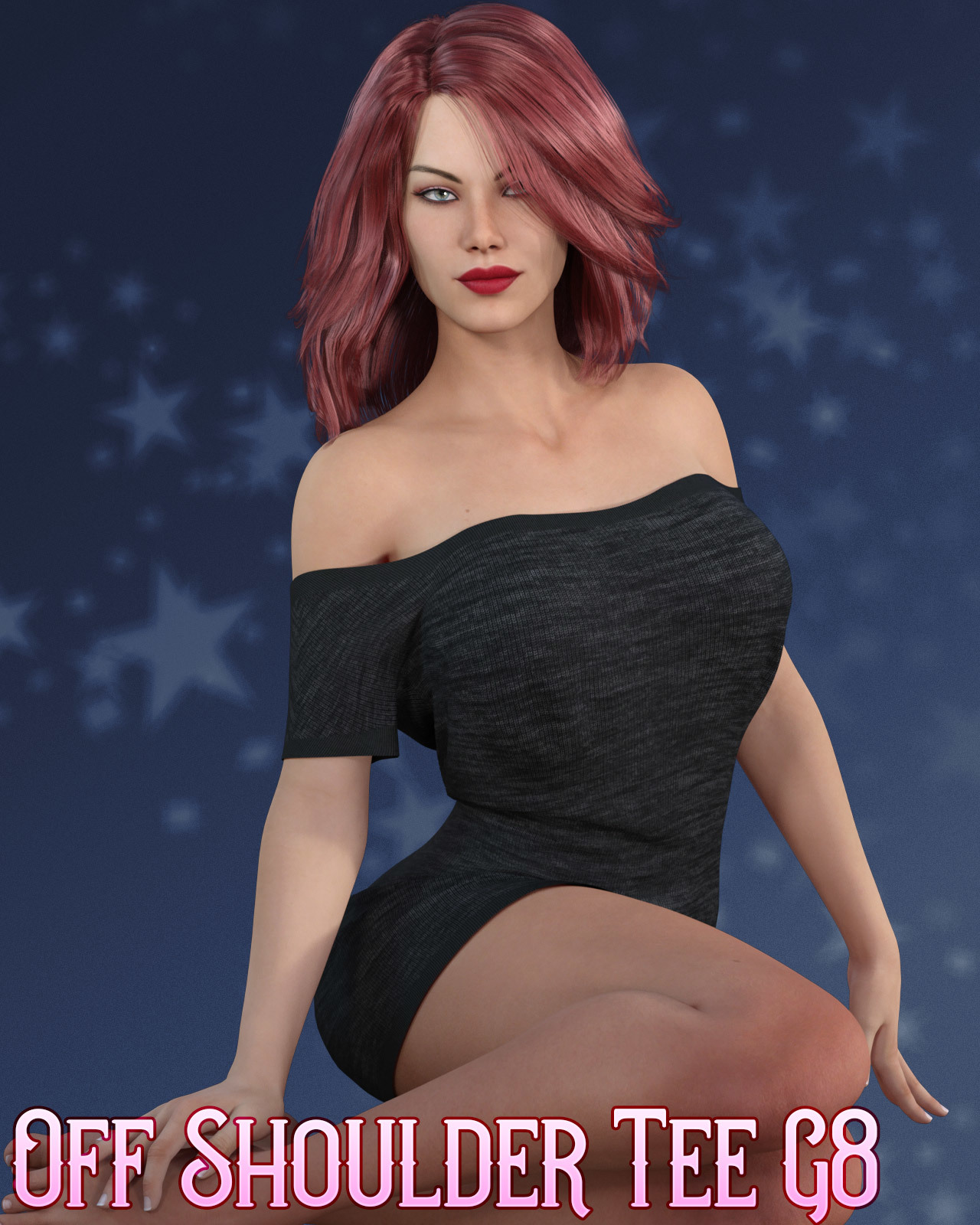 dforce - Off Shoulder Tee - Genesis 8 by N/A