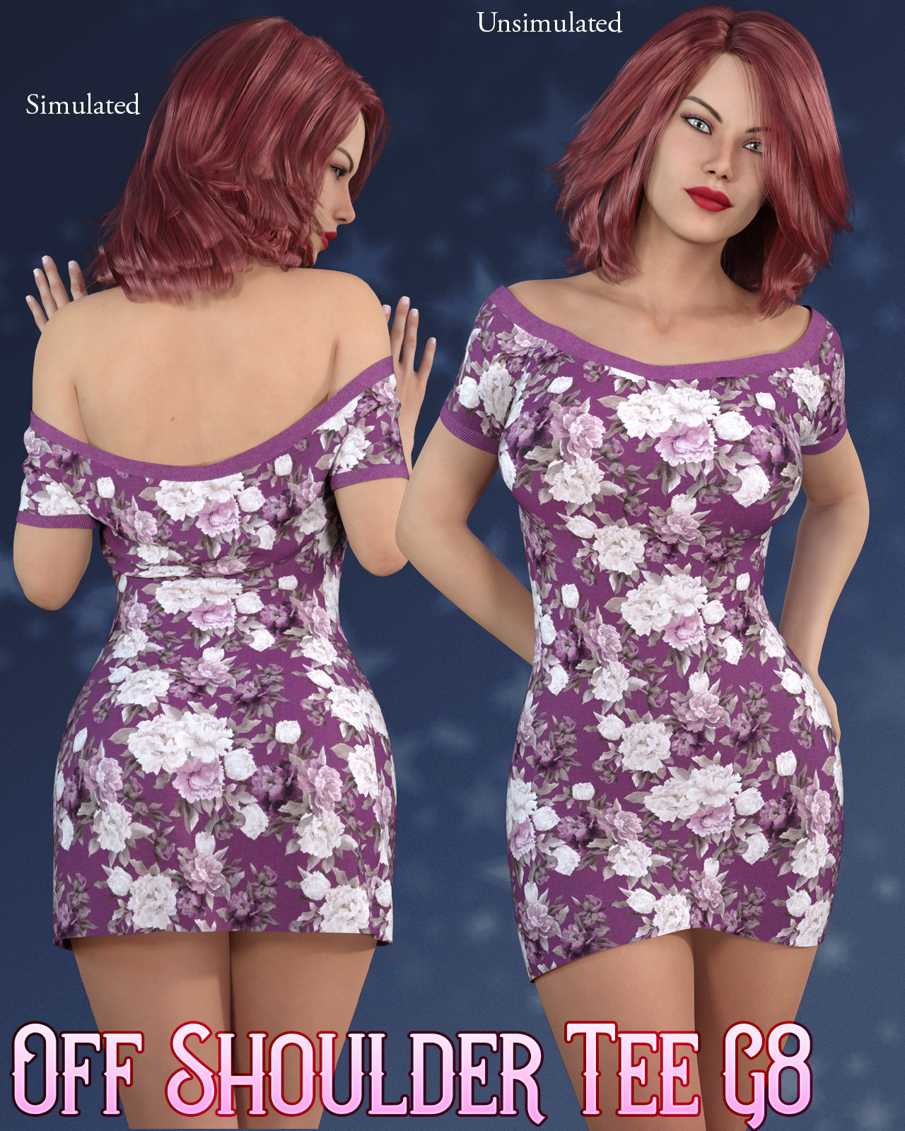 dforce - Off Shoulder Tee - Genesis 8 by N/A