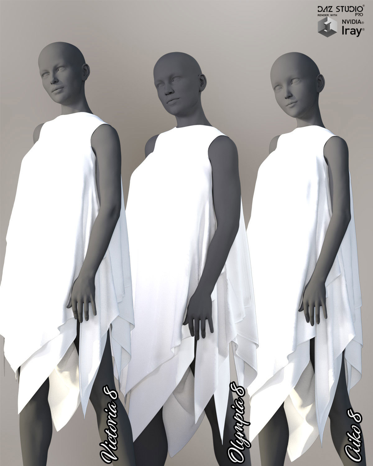 Lyrical dForce dress for Genesis 8 Females by N/A