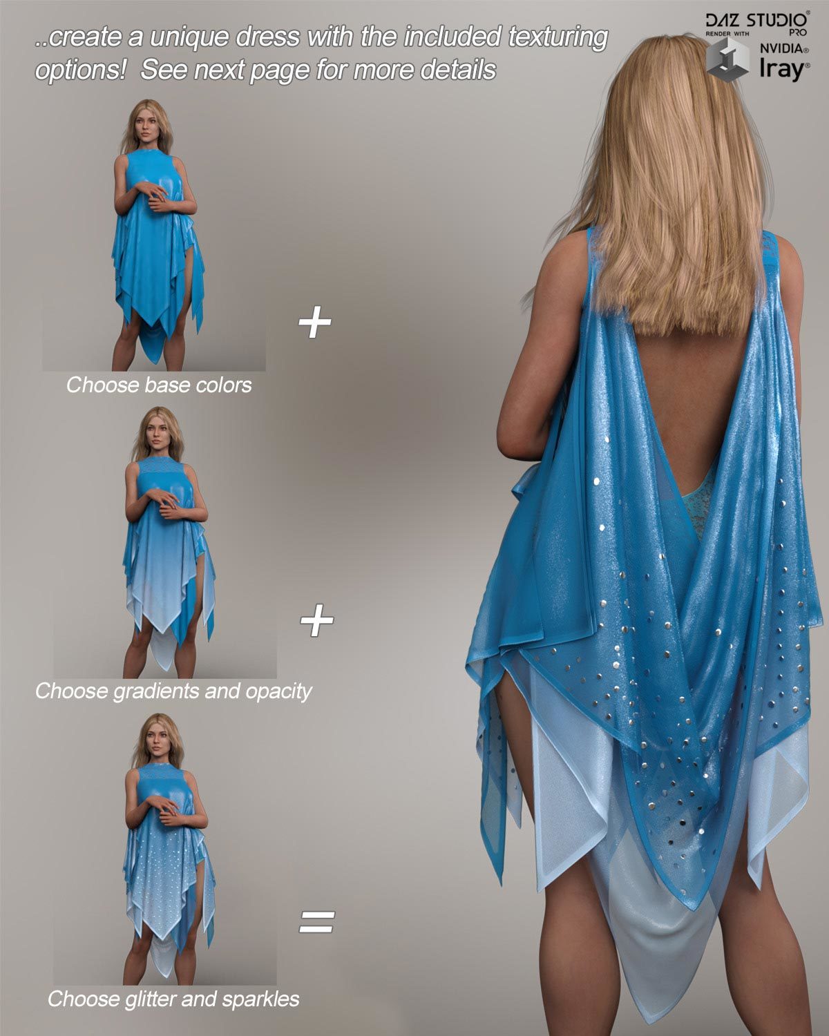 Lyrical dForce dress for Genesis 8 Females by N/A
