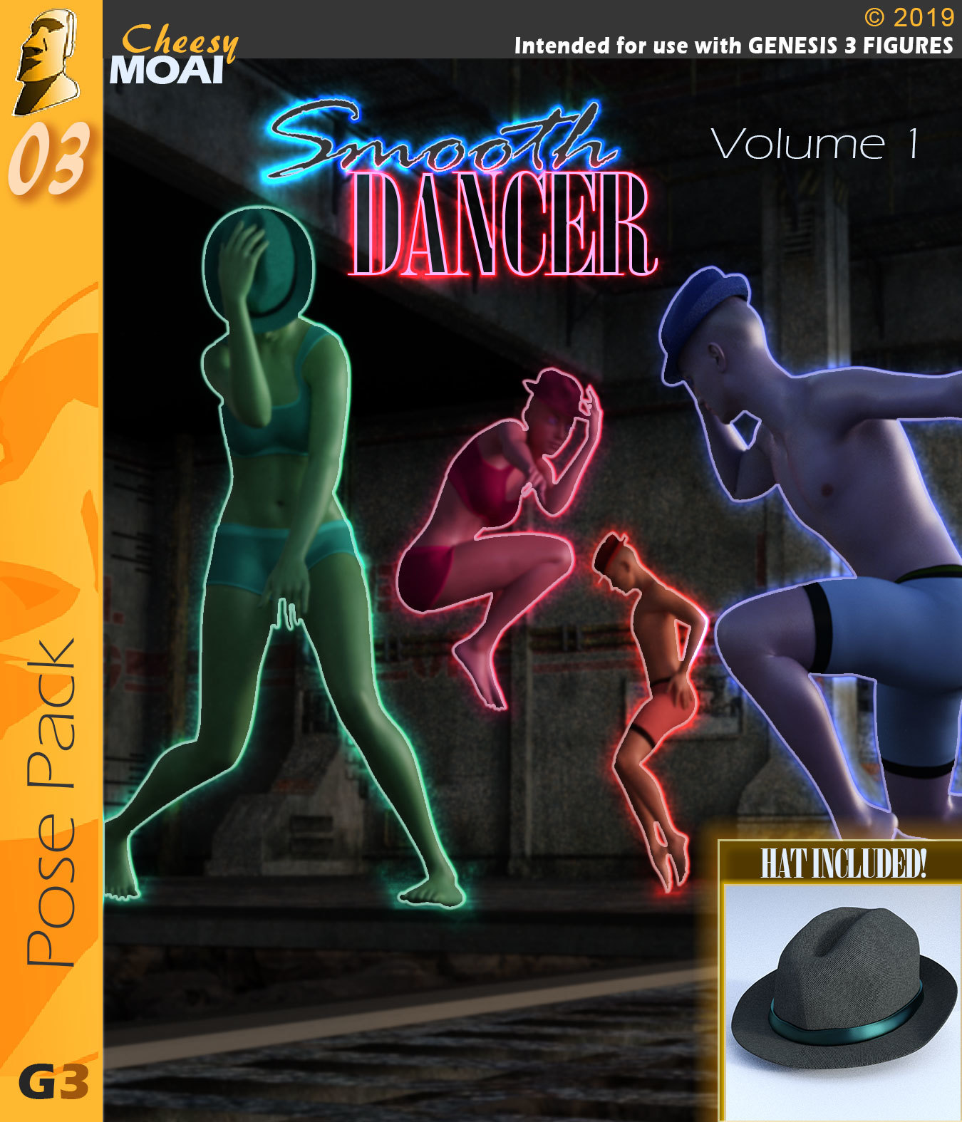 Smooth Dancer v01 : By CheesyMoai for G3F & G3M by N/A
