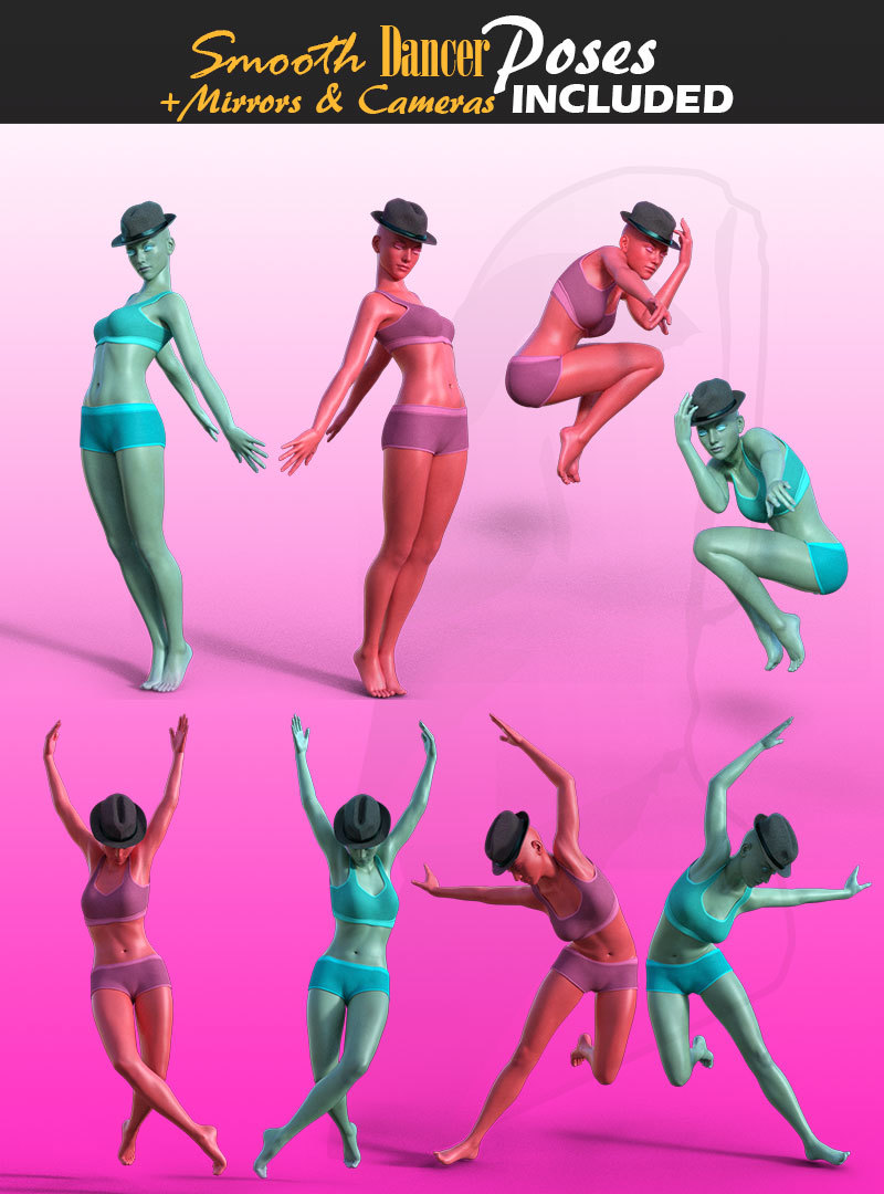 Smooth Dancer v01 : By CheesyMoai for G3F & G3M by N/A
