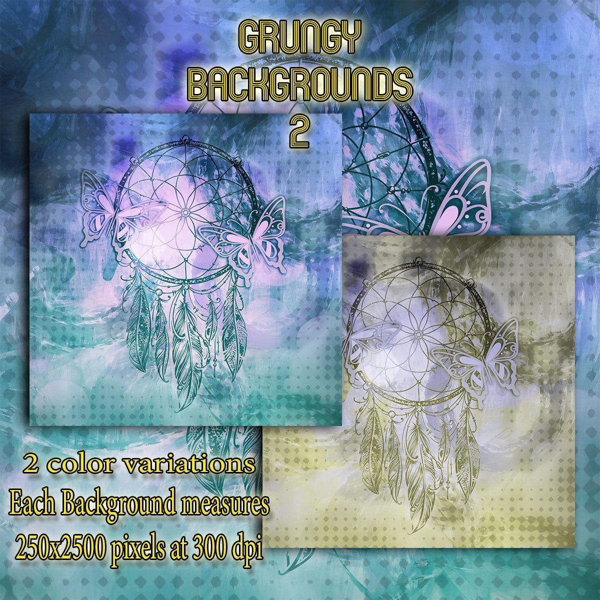 Grungy Backgrounds 2 by N/A