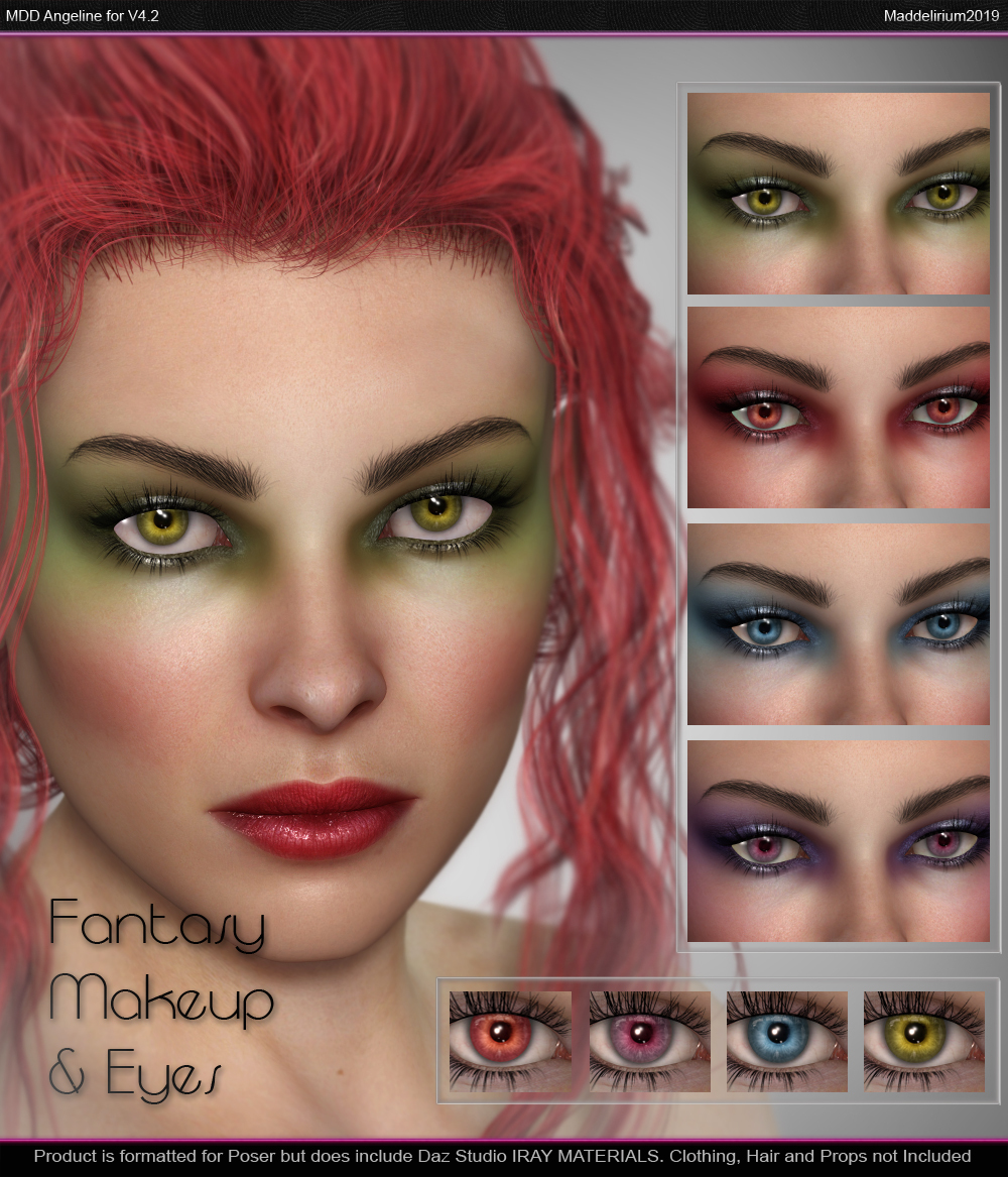 MDD Angeline For V4.2 + Bonus IRAY Materials by N/A