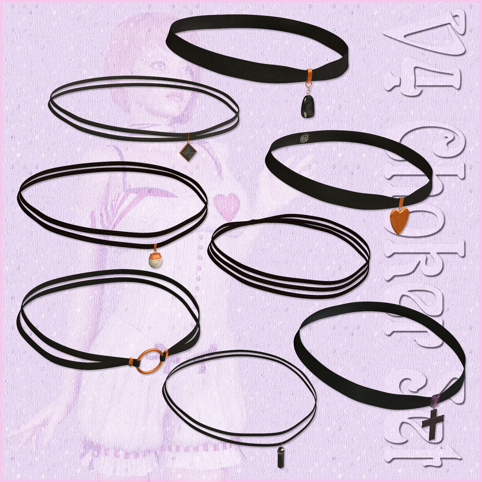 V4 Choker Set by N/A